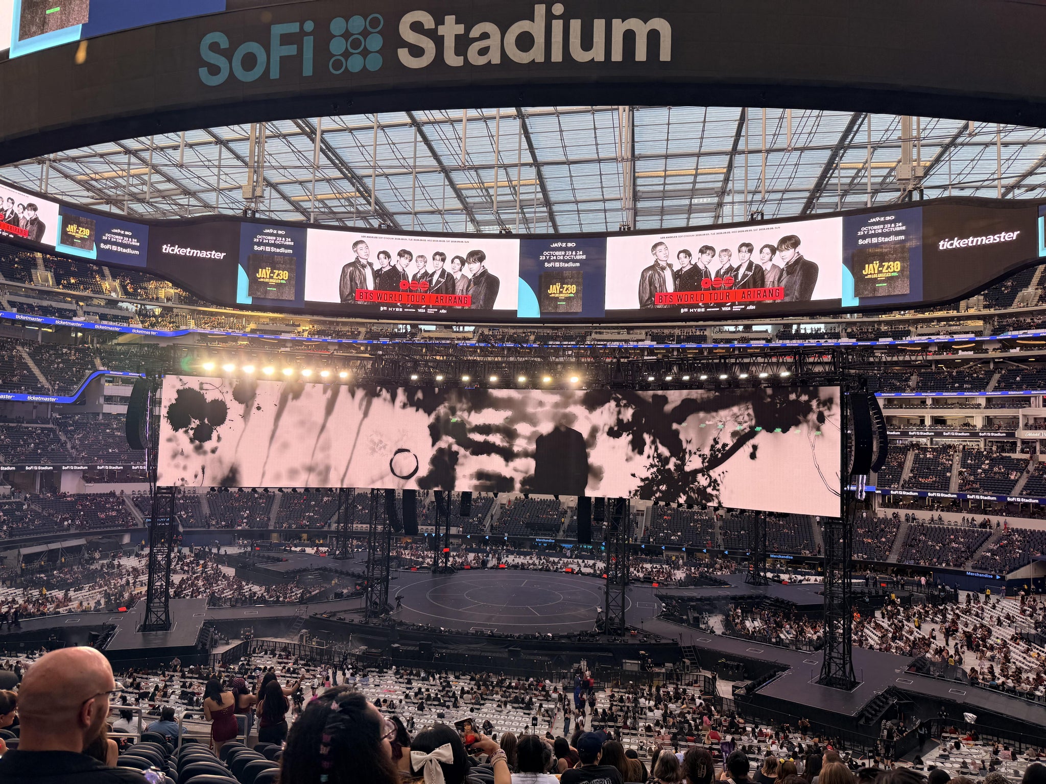 Real Fan View taken from Section VIP 220 at SoFi Stadium by Heleen H