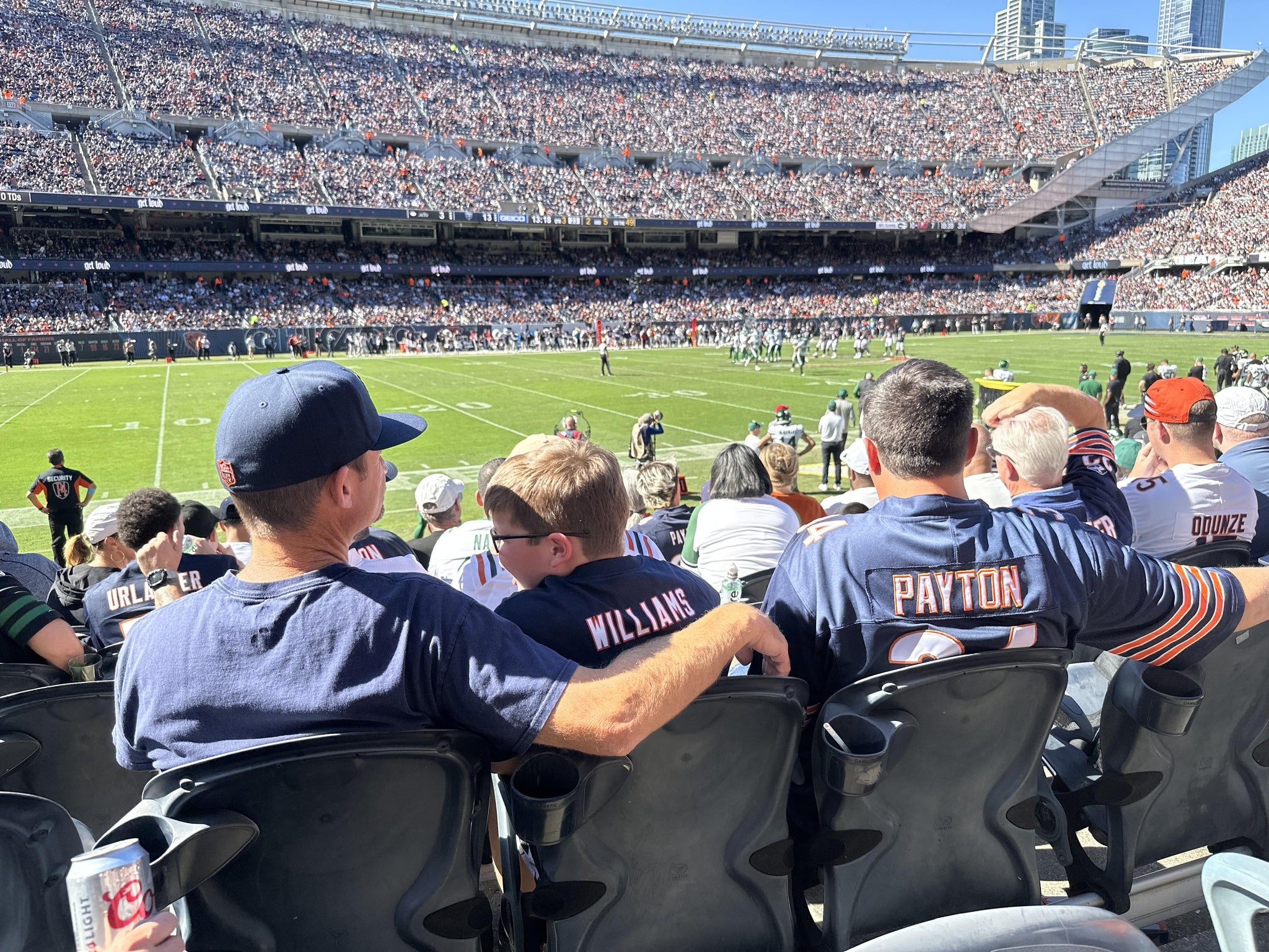 Real Fan View taken from Section 113 at Soldier Field by Rosa P