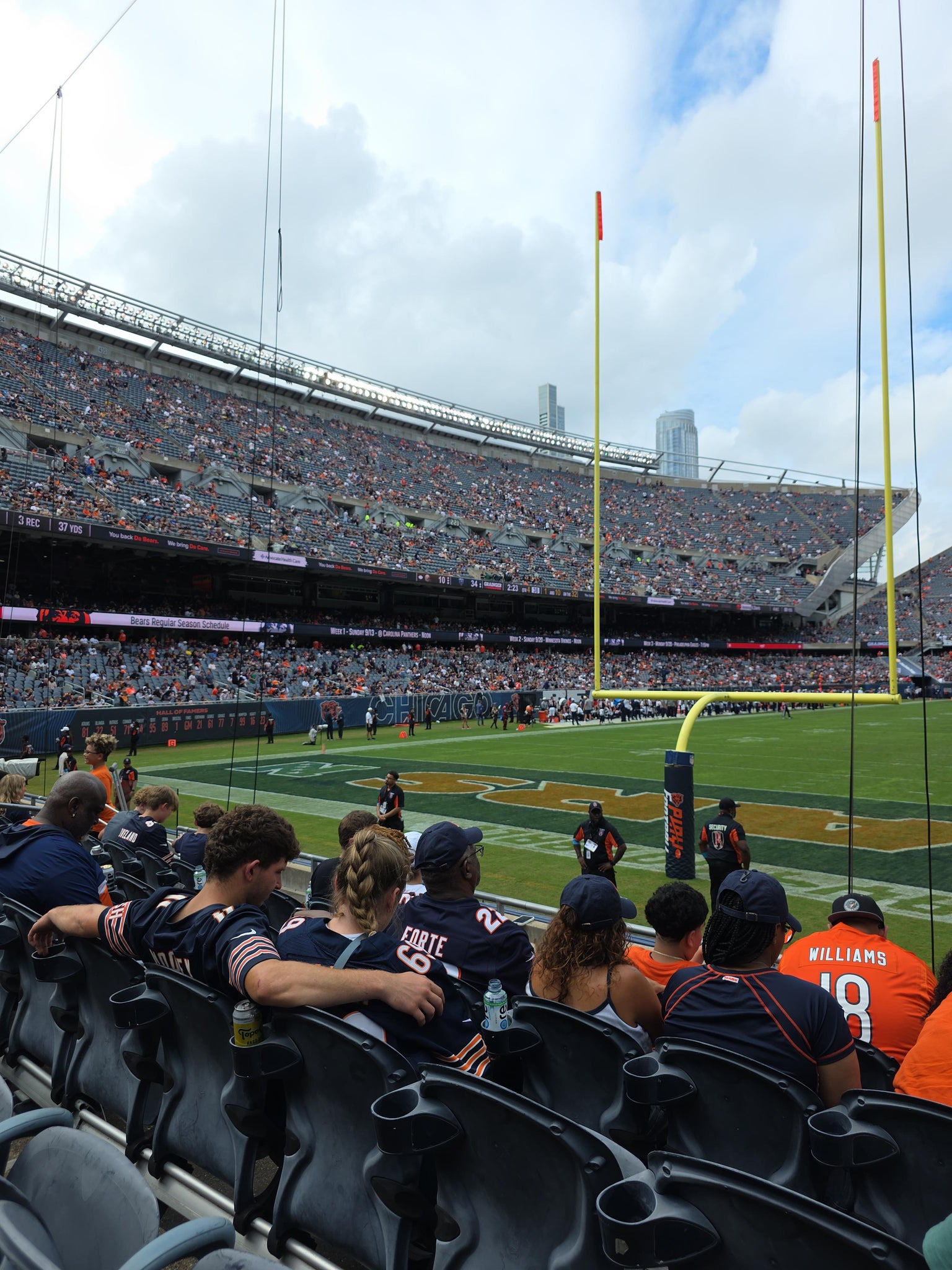 Real Fan View taken from Section 122 at Soldier Field by Armando G