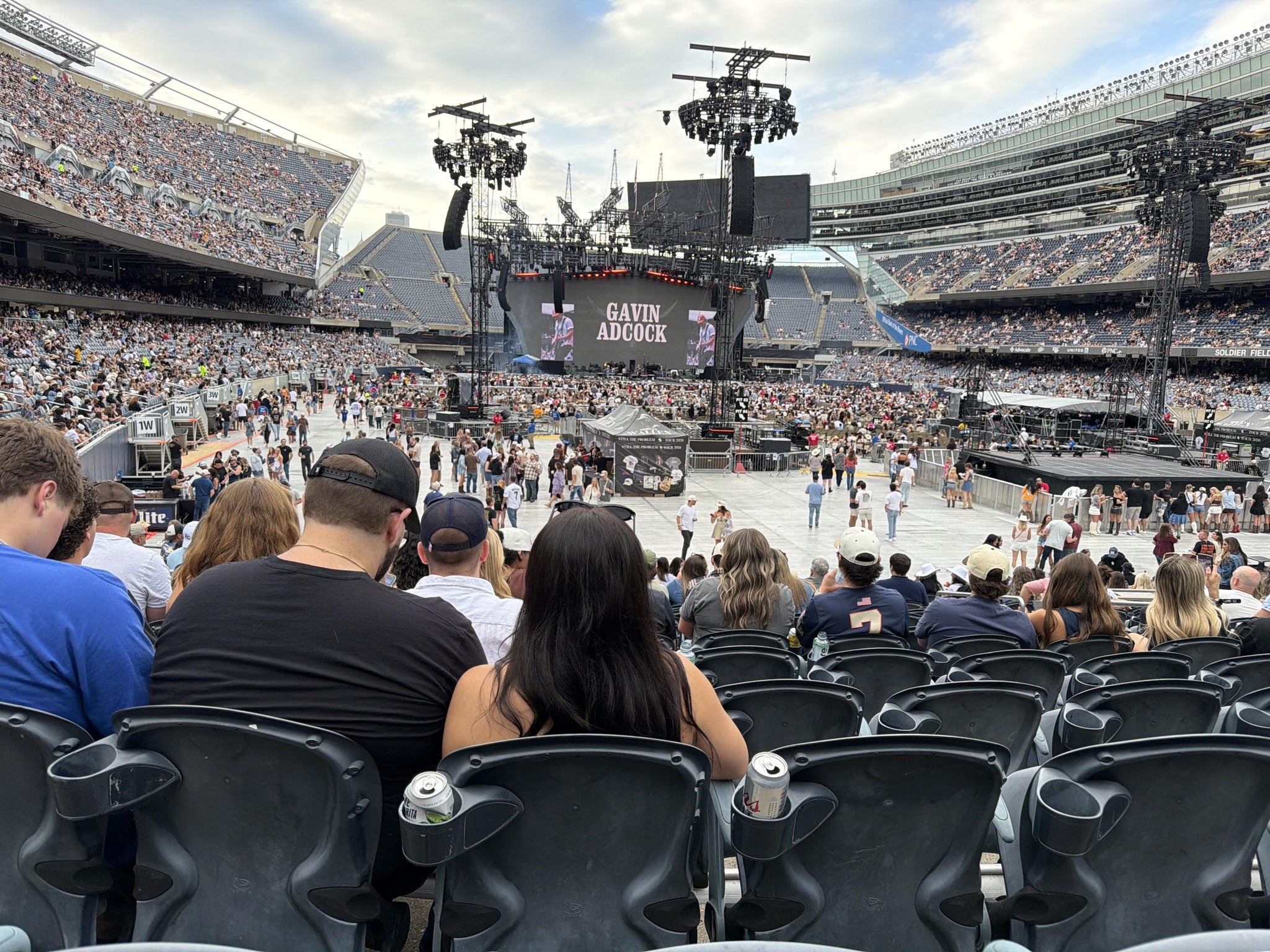 Real Fan View taken from Section 125 at Soldier Field by Ralph D