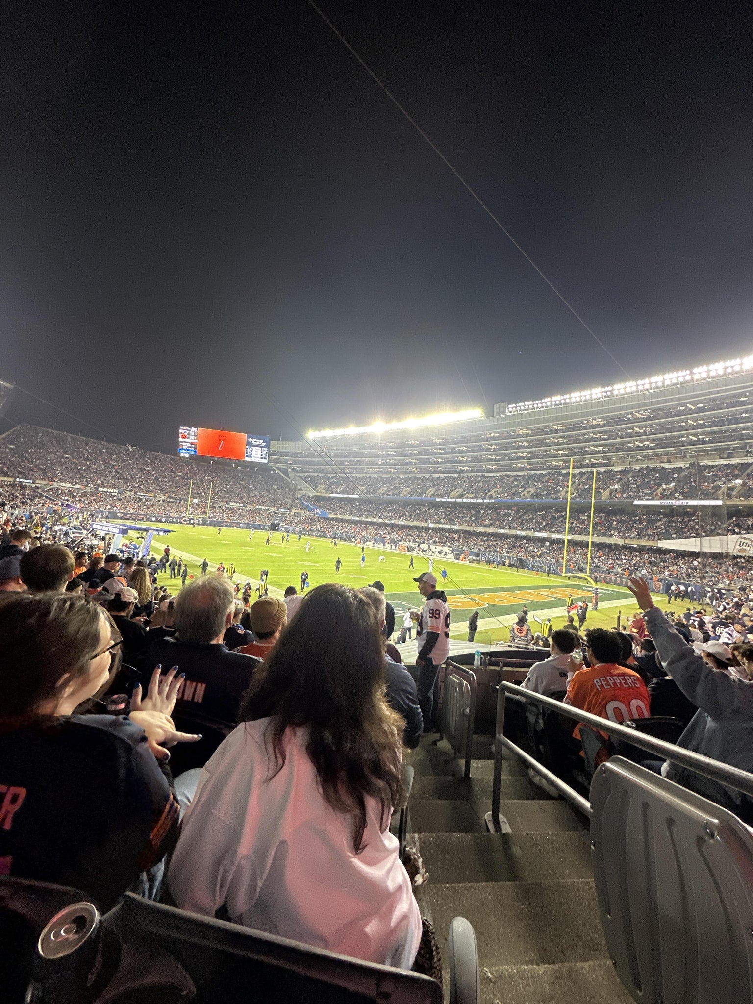 Real Fan View taken from Section 128 at Soldier Field by Anonymous User