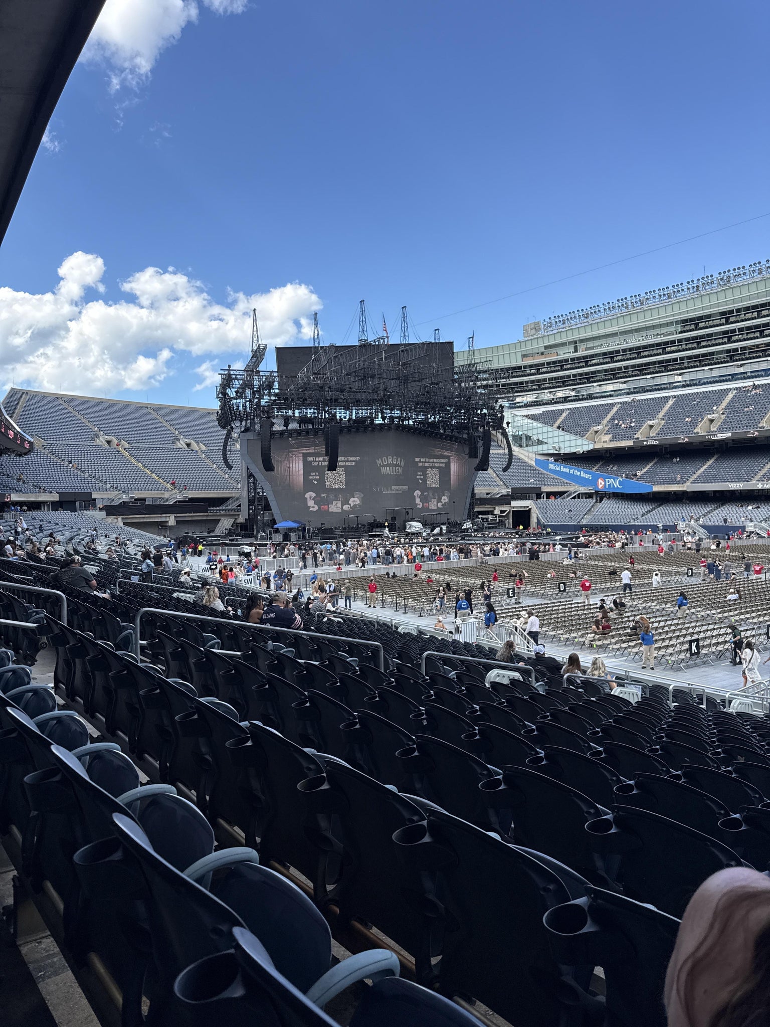 Real Fan View taken from Section 133 at Soldier Field by Cole H