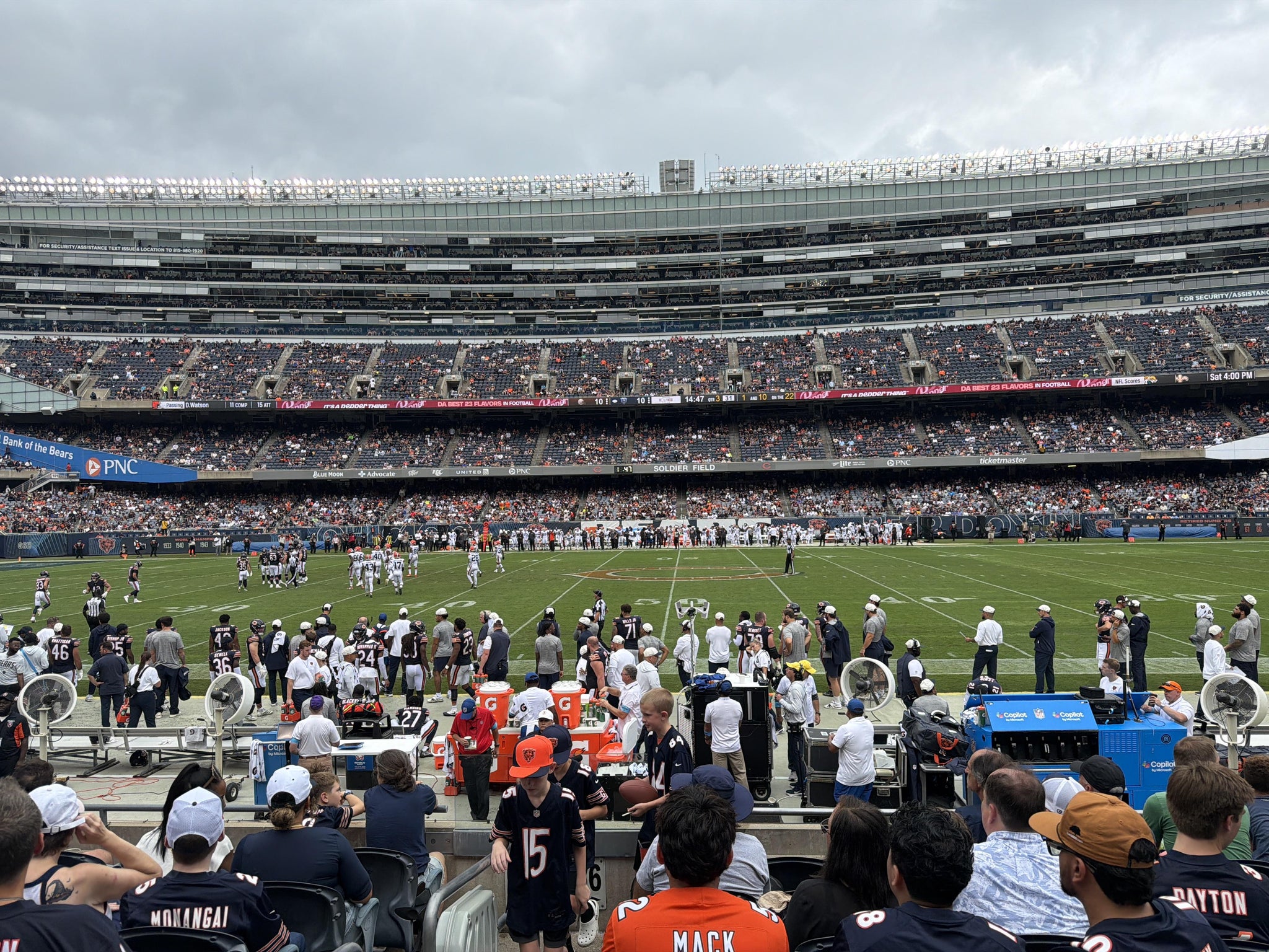 Real Fan View taken from Section 136 at Soldier Field by Kenneth T