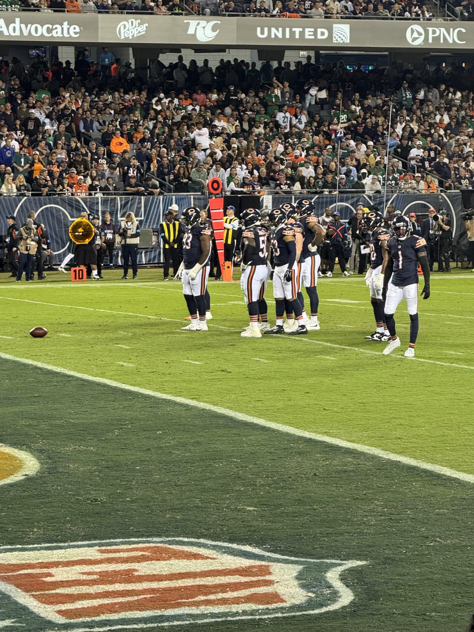 Real Fan View taken from Section 144 at Soldier Field by Terrance W
