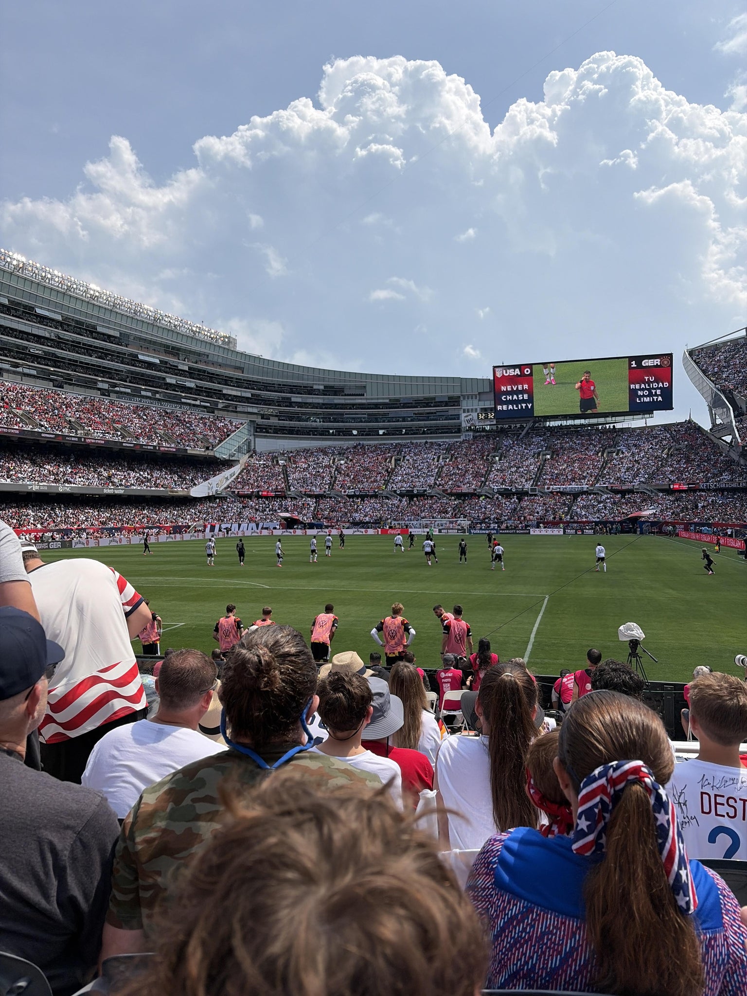 Vue réelle des fans prise de la Section 149 au site Soldier Field par Thomas B