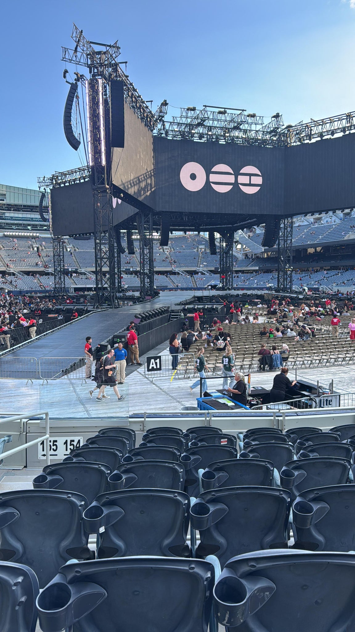 Real Fan View taken from Section 154 at Soldier Field by Sabrina Z