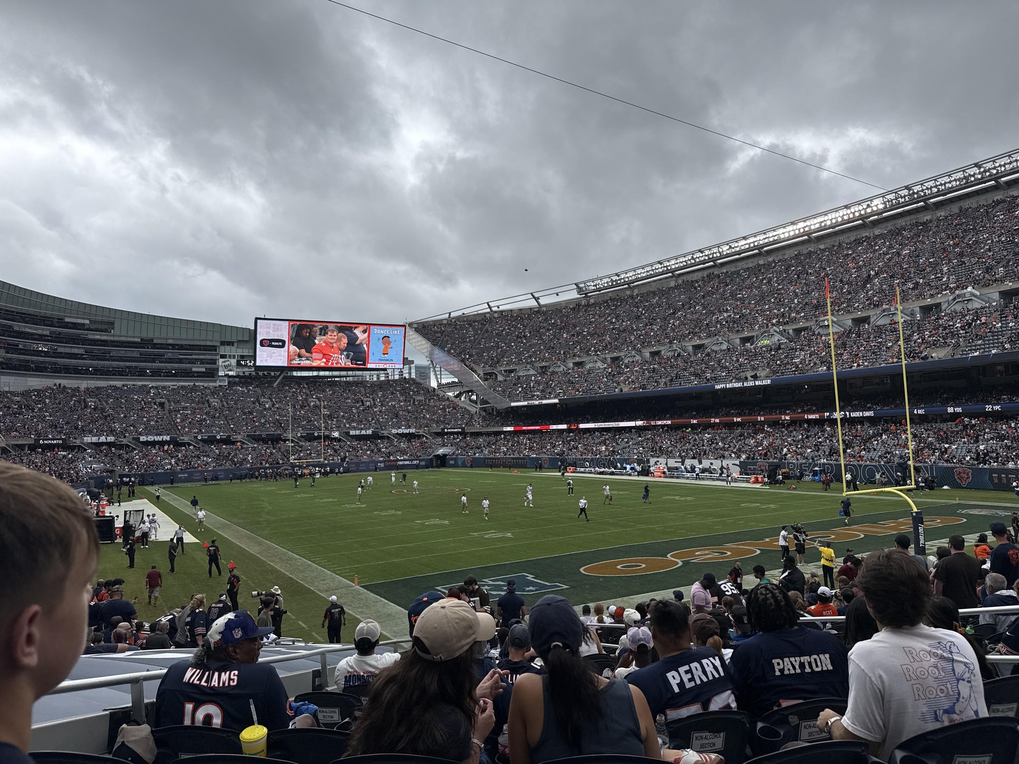 Real Fan View taken from Section 155 at Soldier Field by Erik E