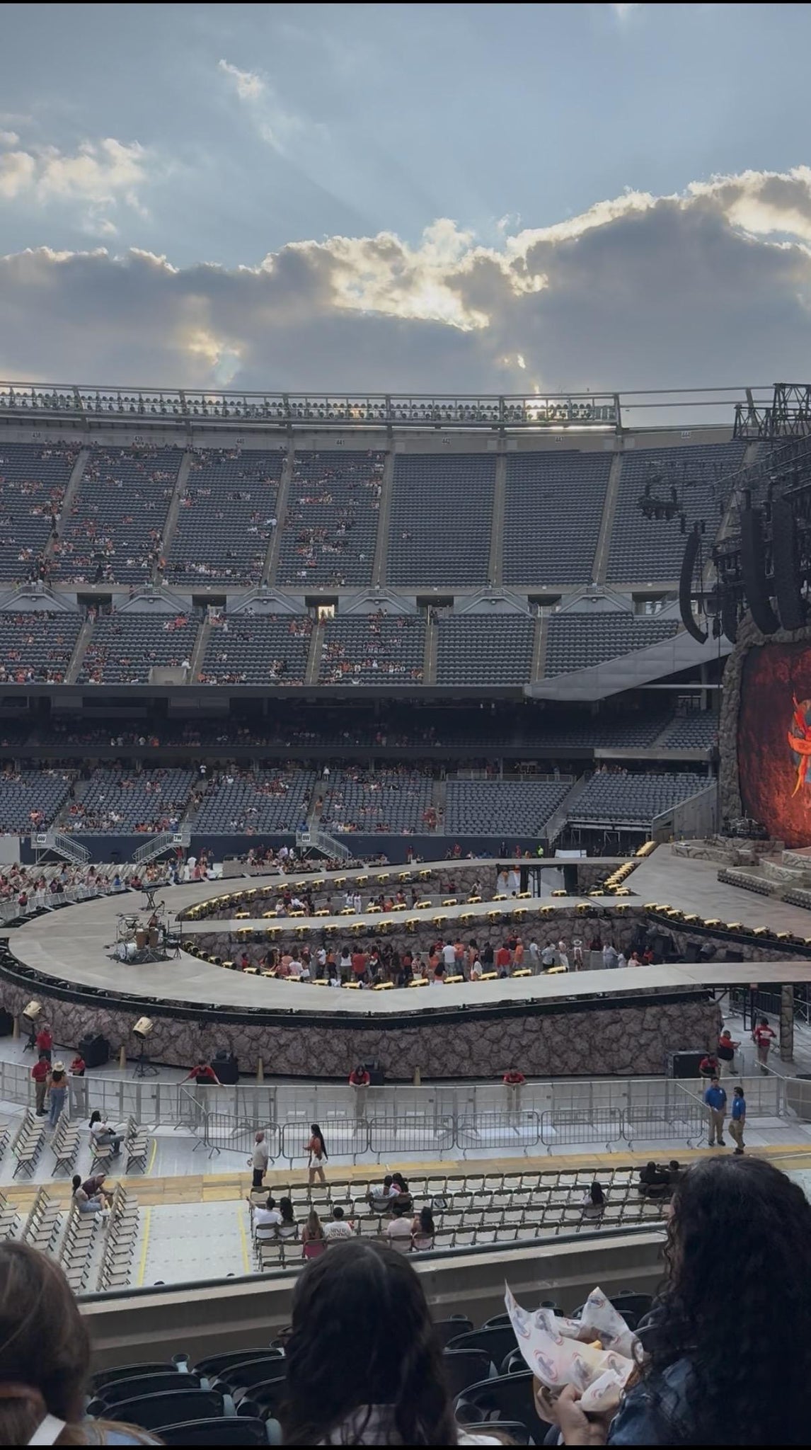 Real Fan View taken from 206 Club at Soldier Field by Christina M