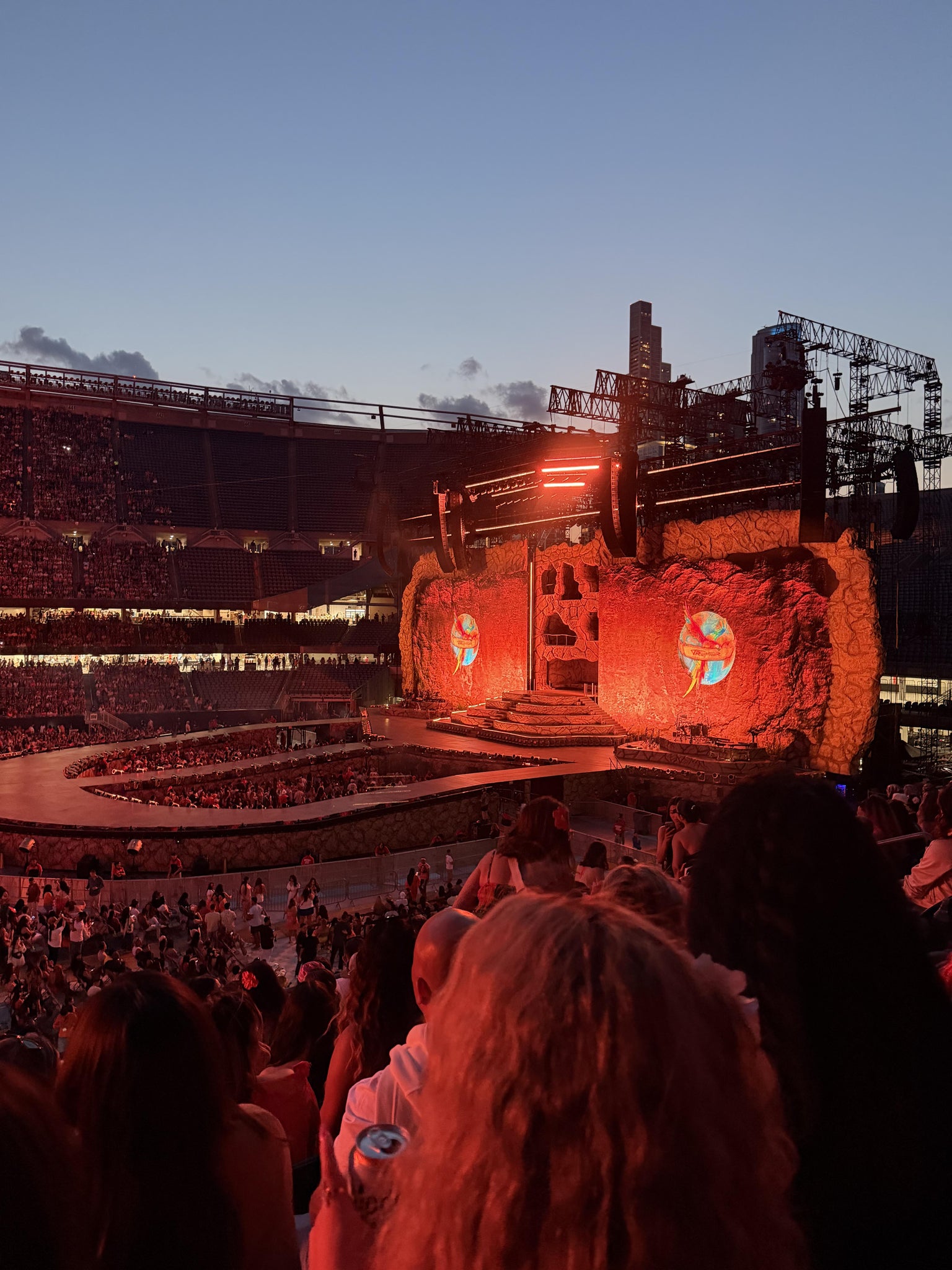 Real Fan View taken from 207 Club at Soldier Field by Mary L