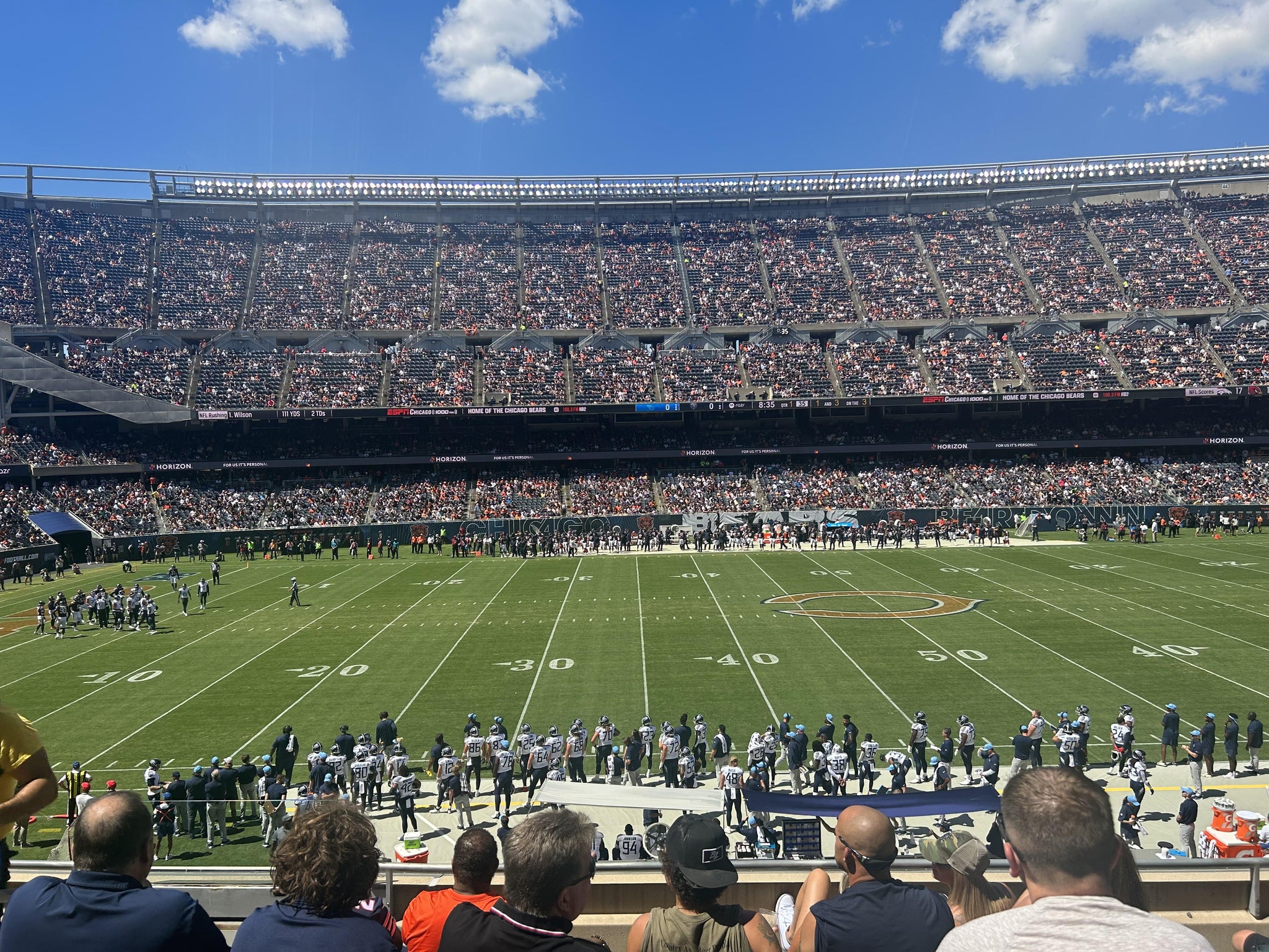 Real Fan View taken from 210 Club at Soldier Field by Ramiro emmanuel R
