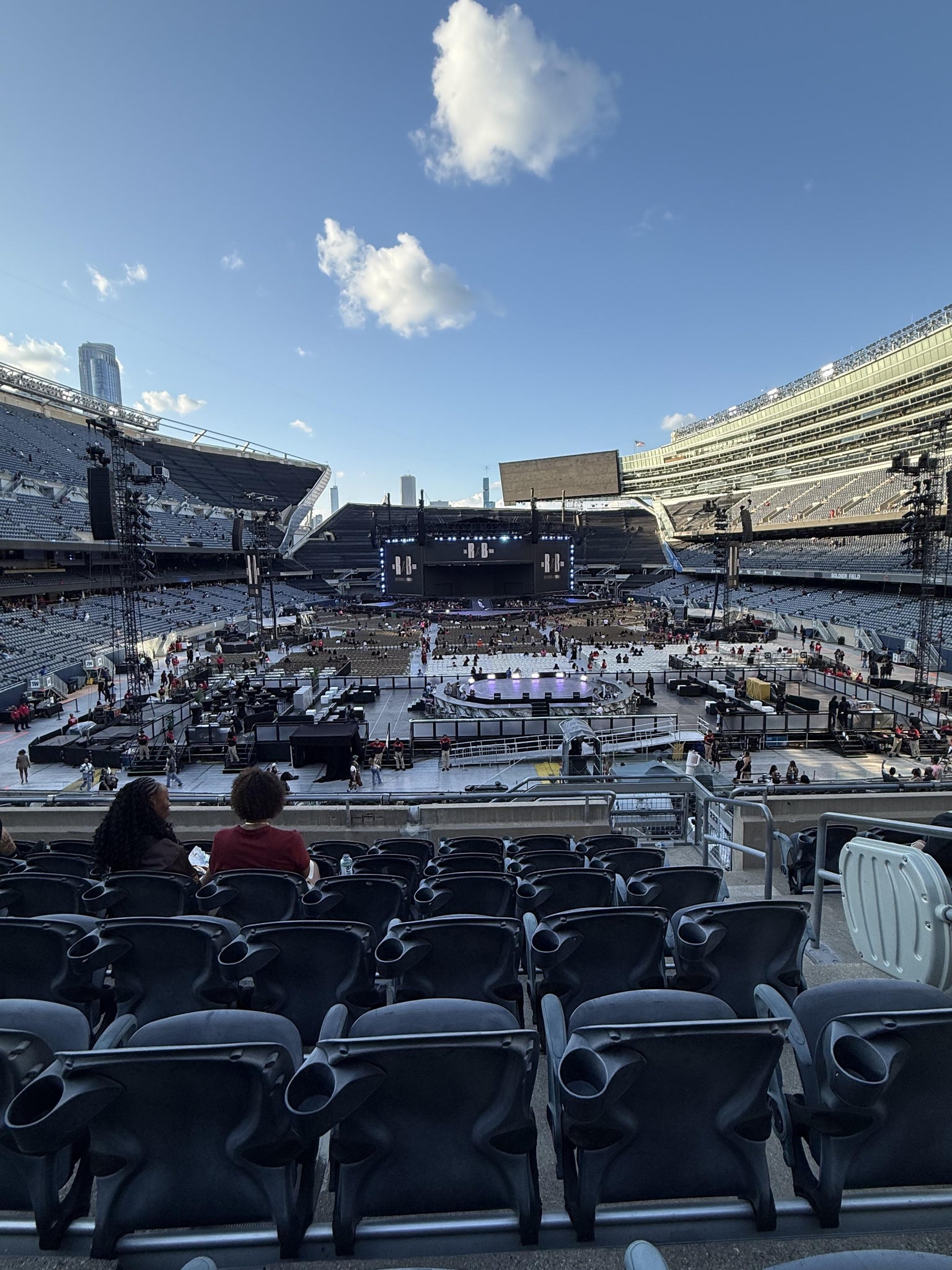 Real Fan View taken from Section 223 at Soldier Field by Laura L