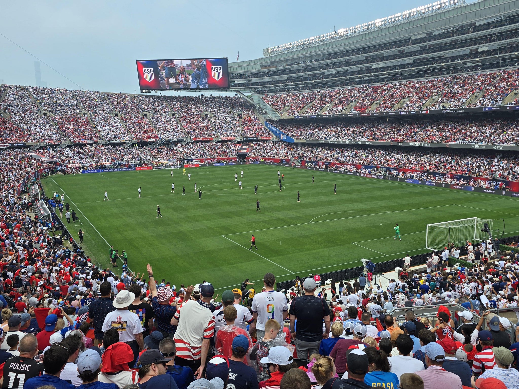 Real Fan View taken from Section 226 at Soldier Field by Brian B