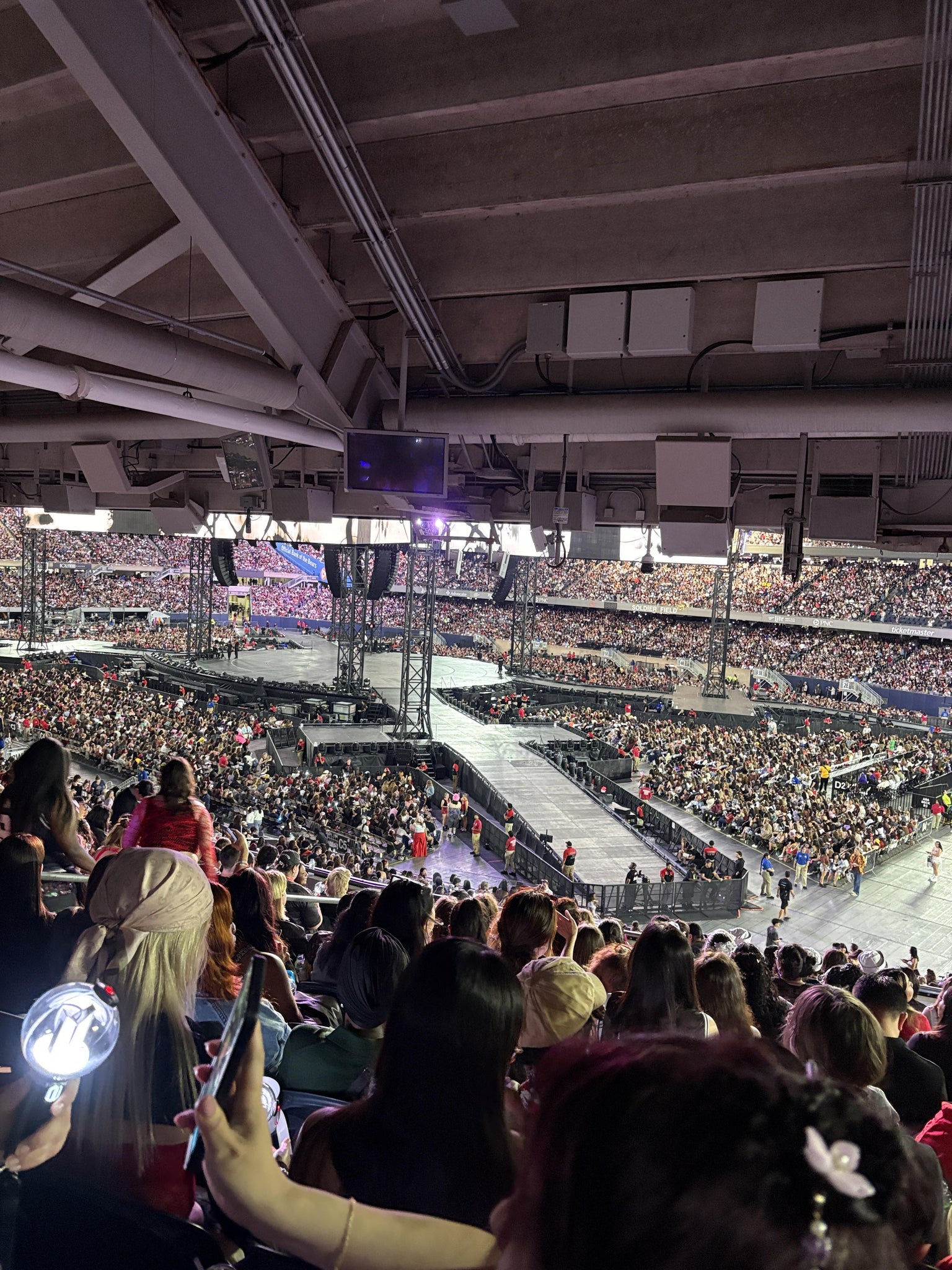 Real Fan View taken from Section 230 at Soldier Field by Elizabeth r N