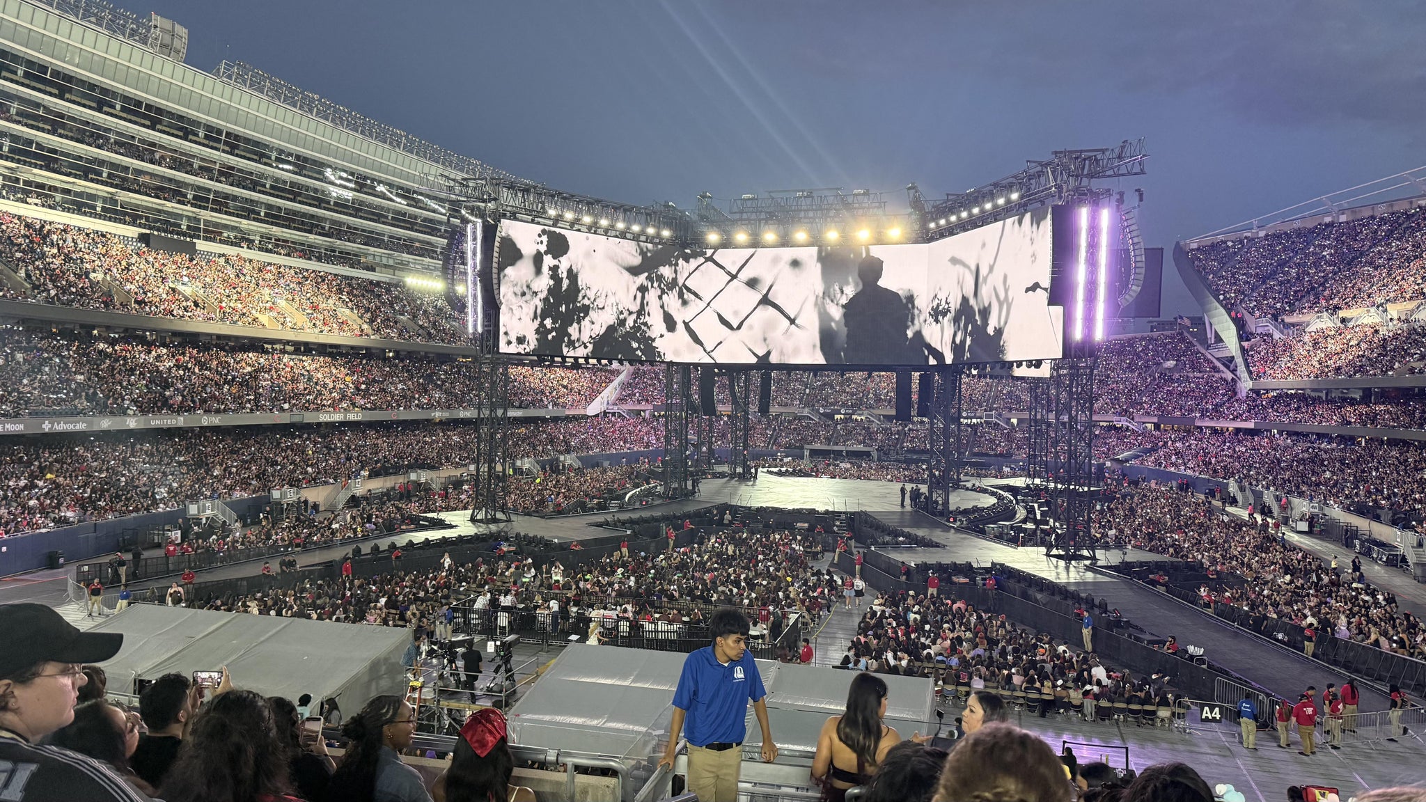 Real Fan View taken from Section 250 at Soldier Field by Jessica S