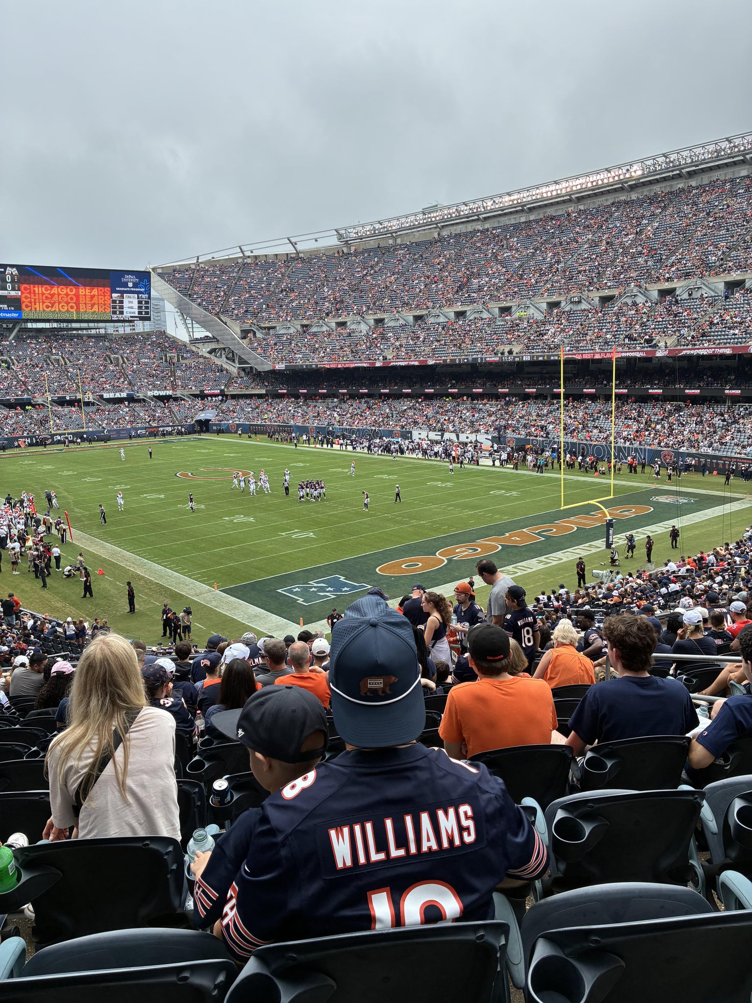 Real Fan View taken from Section 256 at Soldier Field by Anonymous User