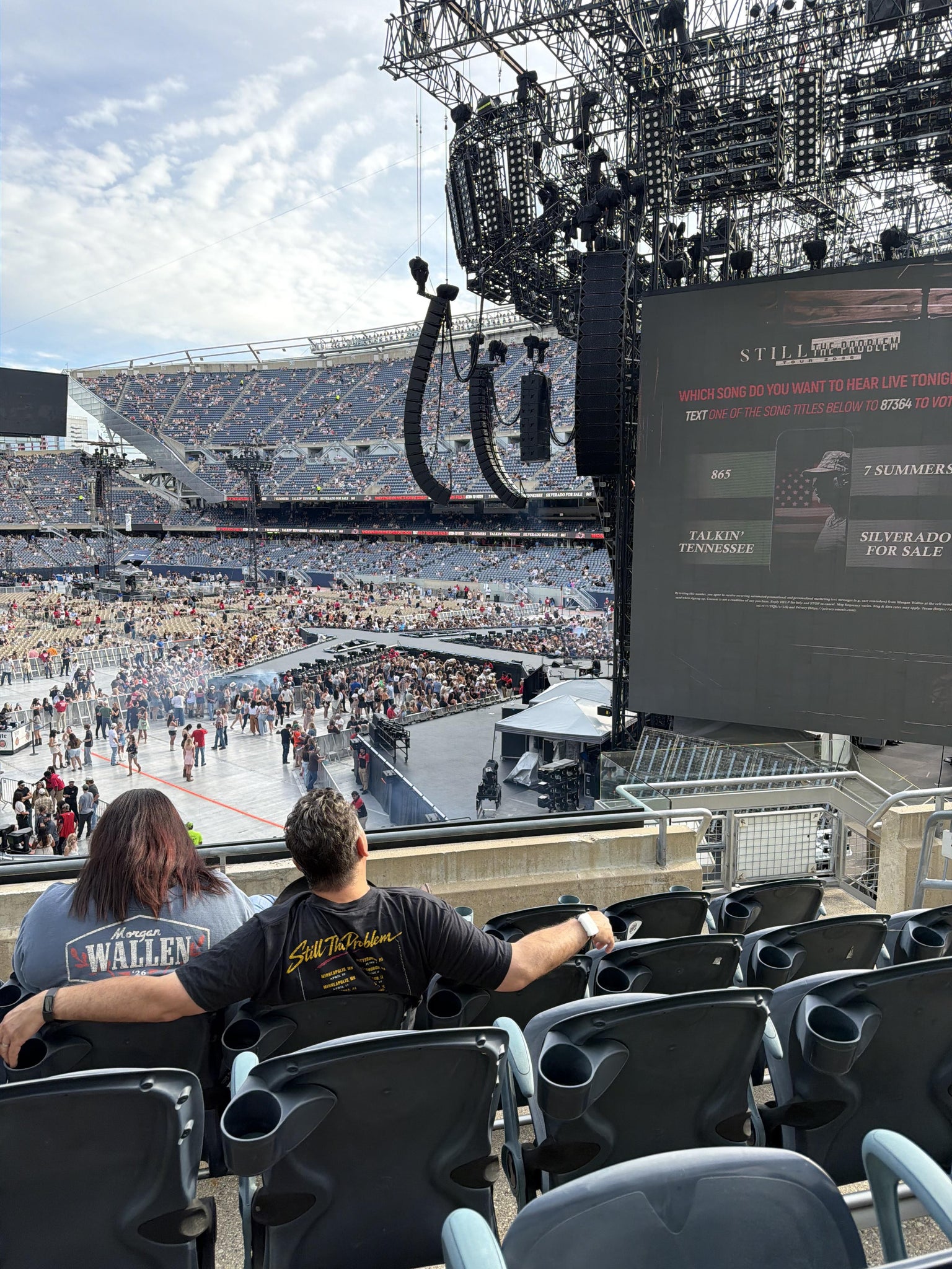 Real Fan View taken from Section 256 at Soldier Field by Lillian K