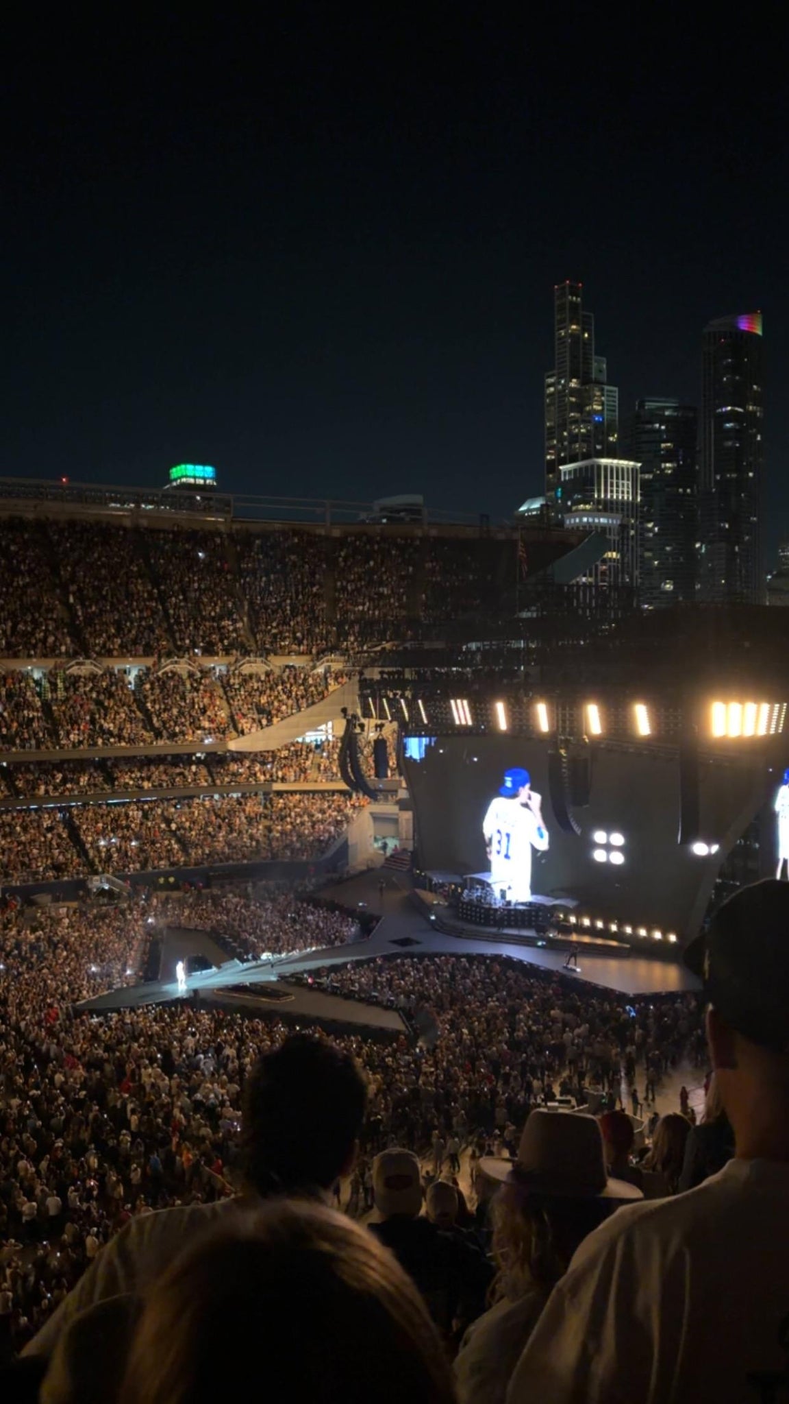 Real Fan View taken from 309 Club at Soldier Field by Amanda P