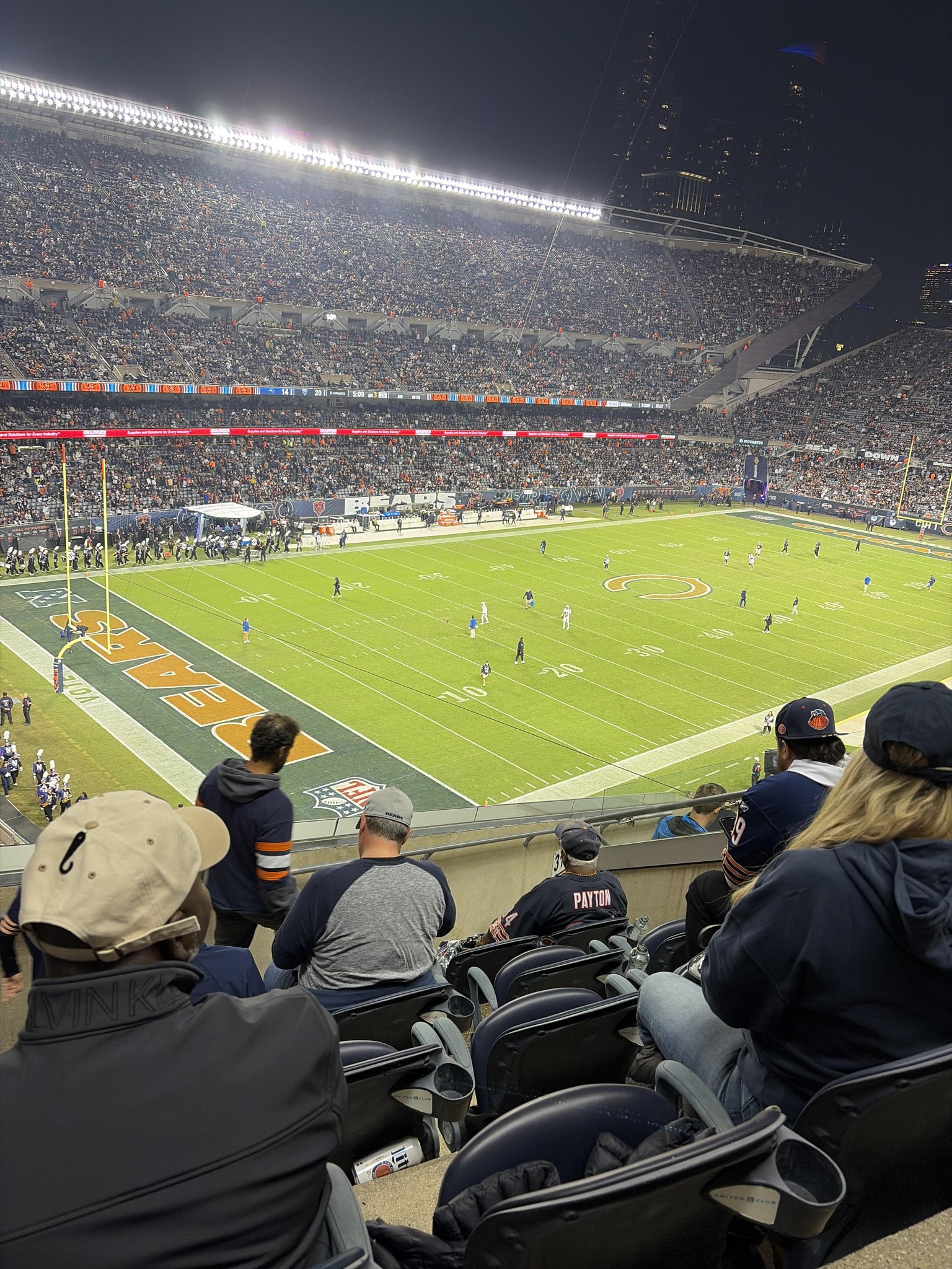 Real Fan View taken from 316 Club at Soldier Field by Colin R