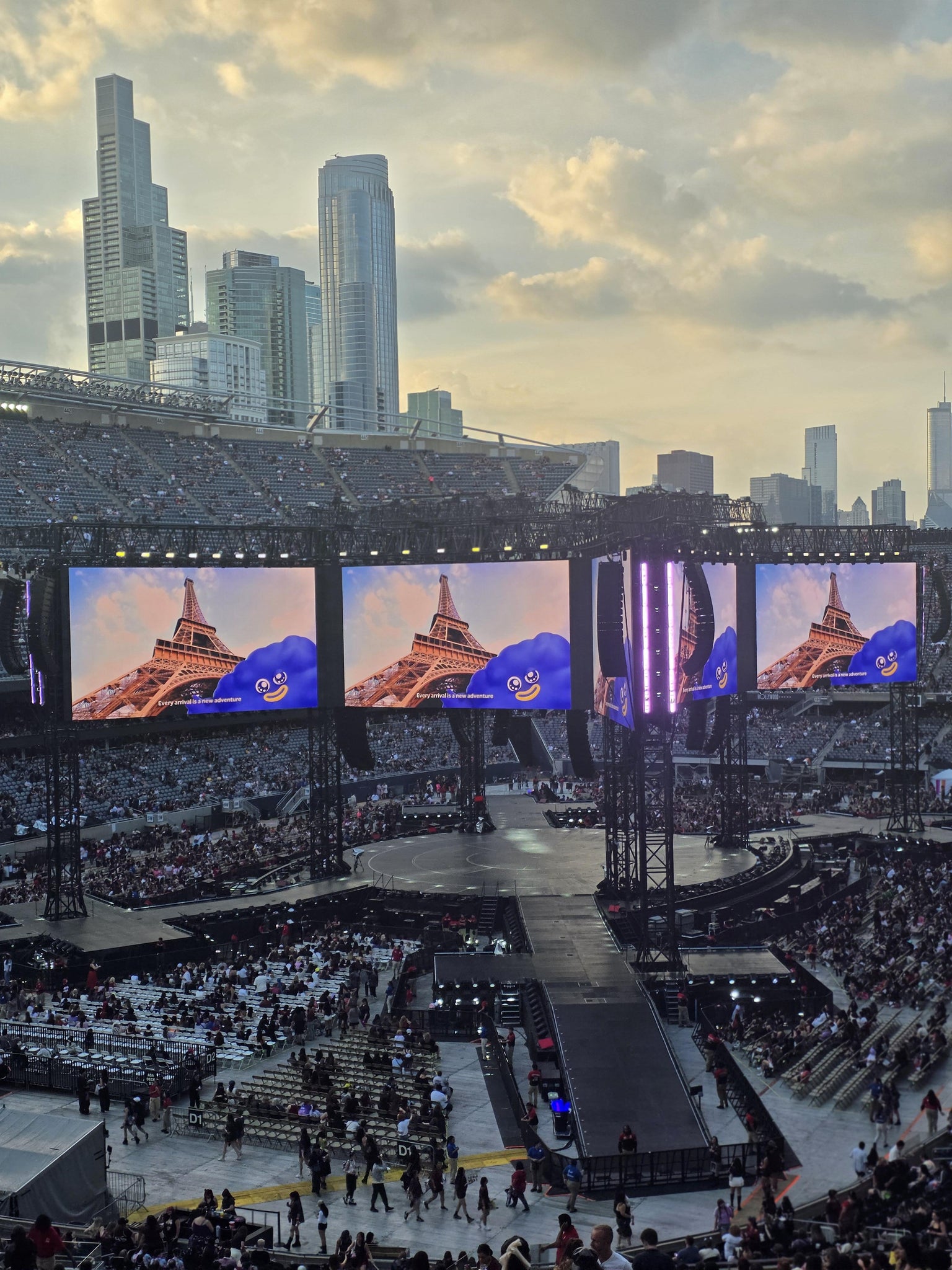 Real Fan View taken from Section 319 at Soldier Field by Ericka C