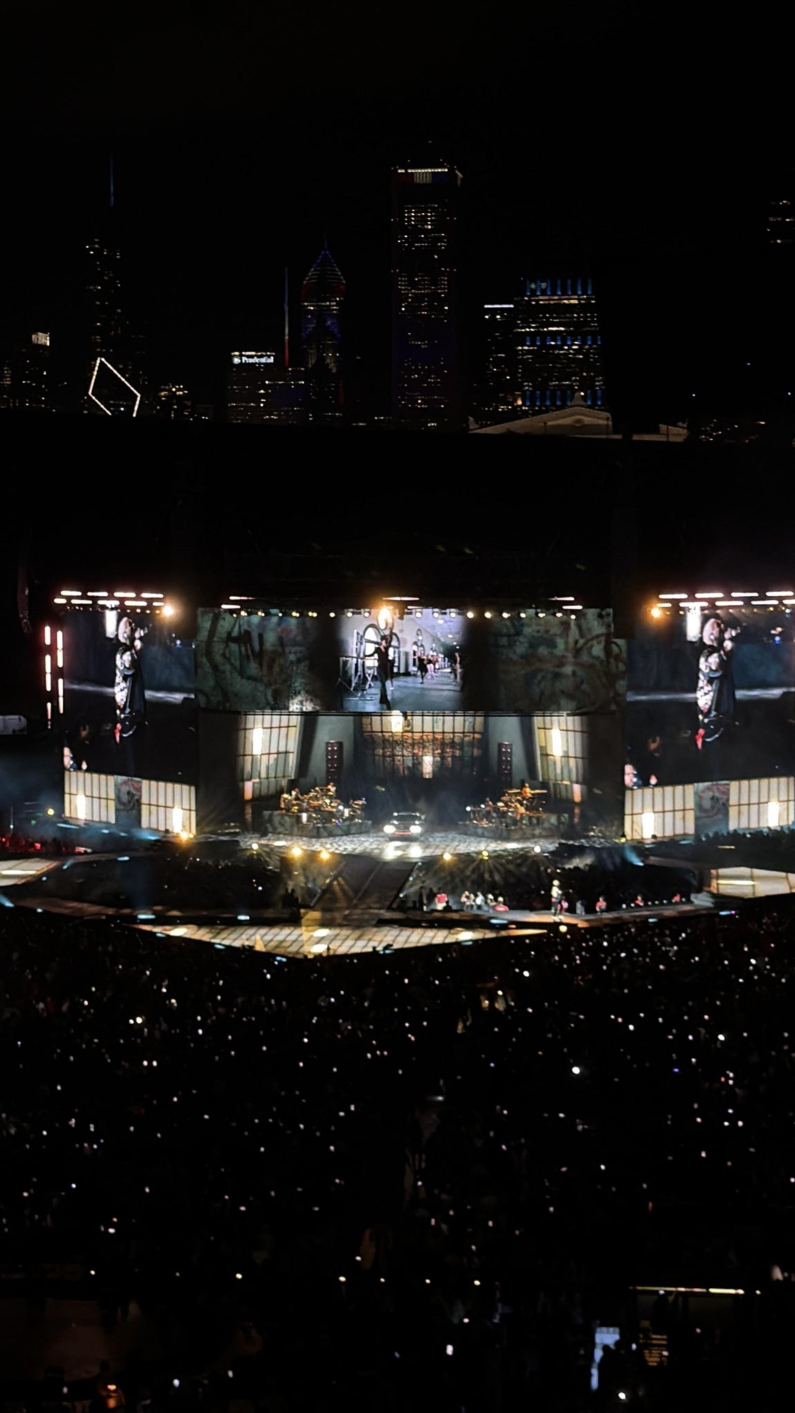 Real Fan View taken from Section 321 at Soldier Field by Lily C