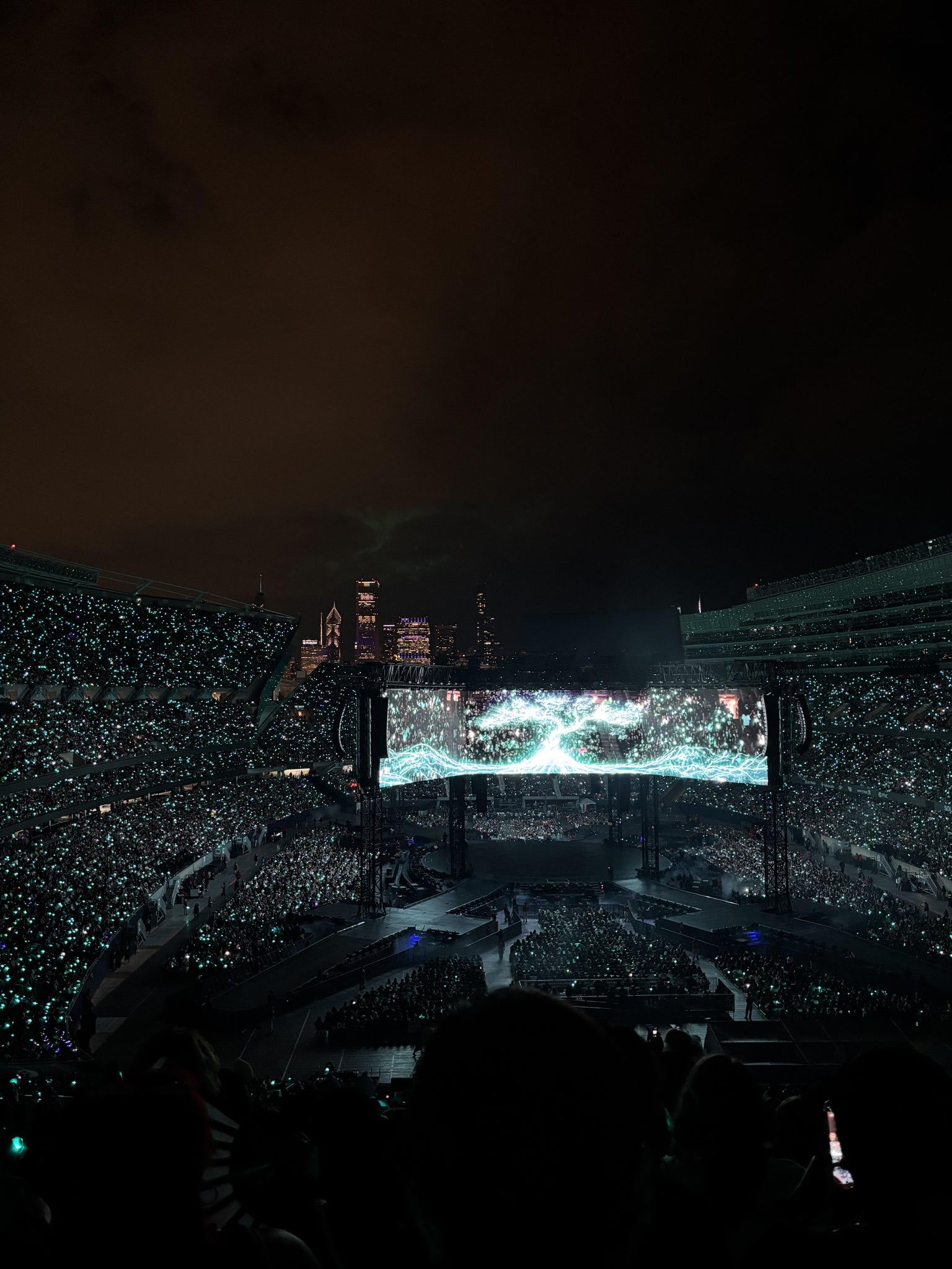 Real Fan View taken from Section 323 at Soldier Field by Kiera C