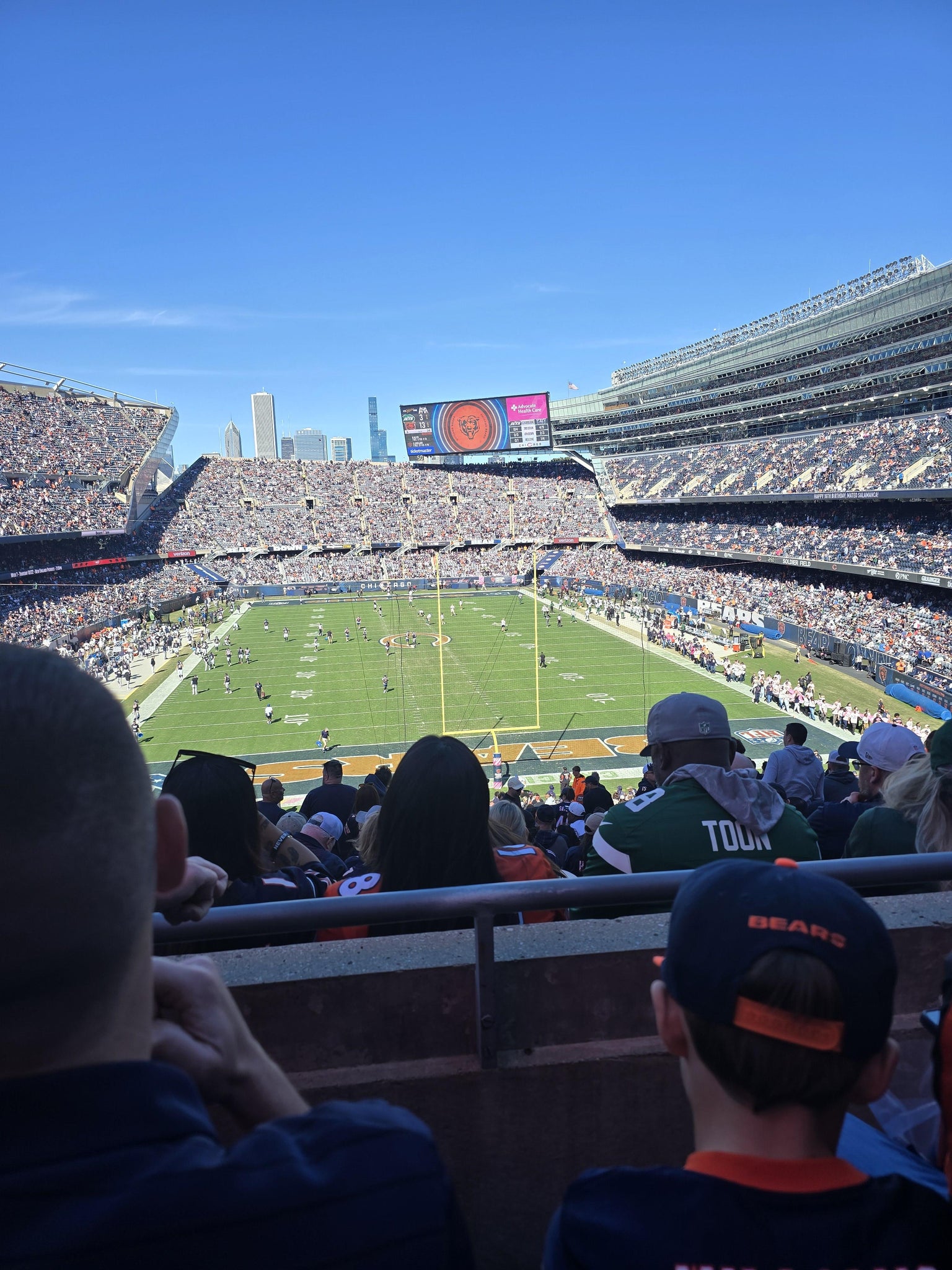Real Fan View taken from Section 323 at Soldier Field by Kristin U