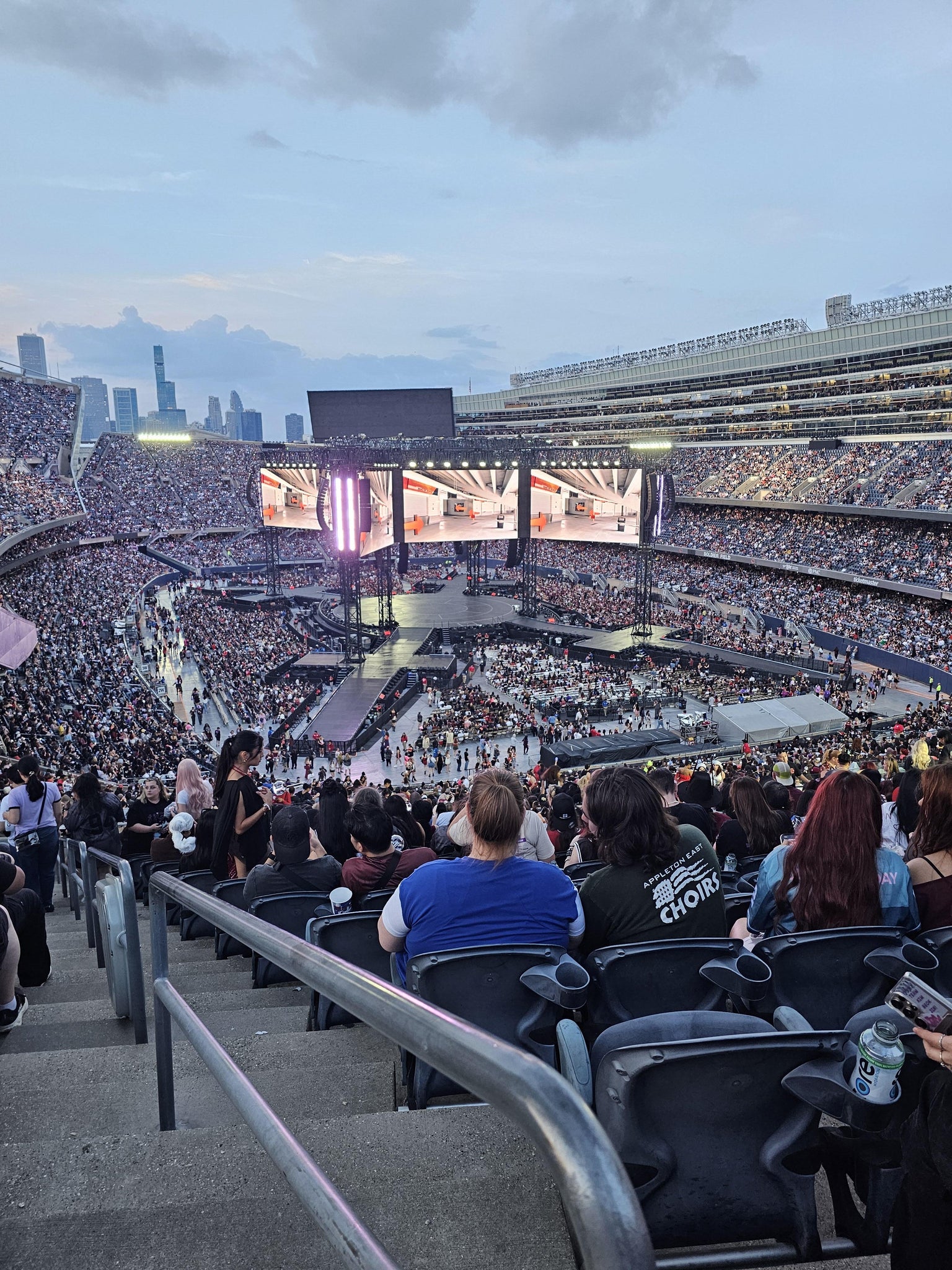 Real Fan View taken from Section 325 at Soldier Field by Jenna M