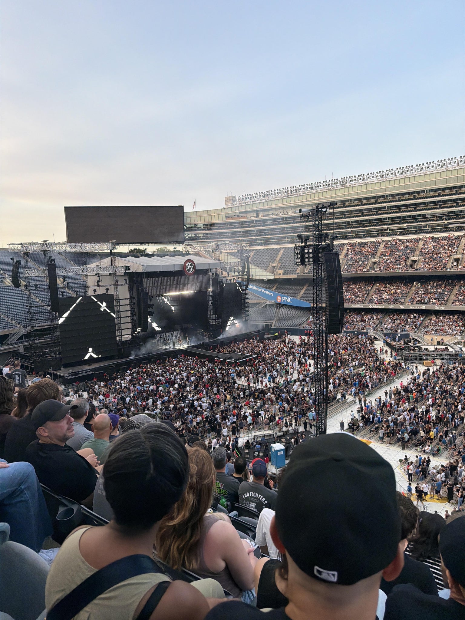 Real Fan View taken from Section 335 at Soldier Field by Stephanie V
