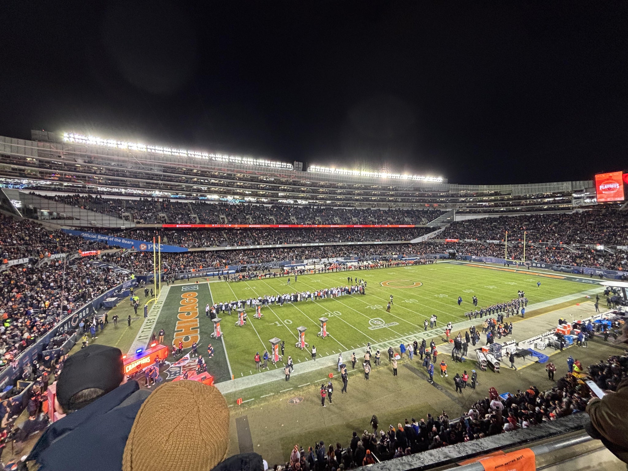 Vue réelle des fans prise de la Section 342 au site Soldier Field par Anonymous User