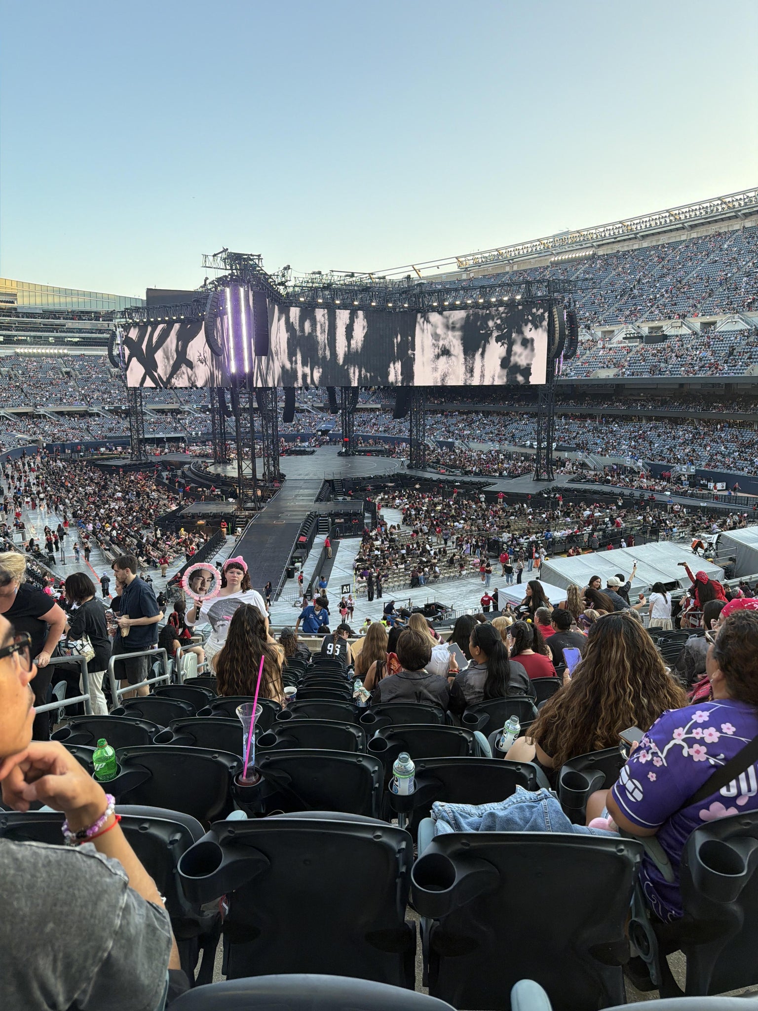 Real Fan View taken from Section 356 at Soldier Field by Samantha J
