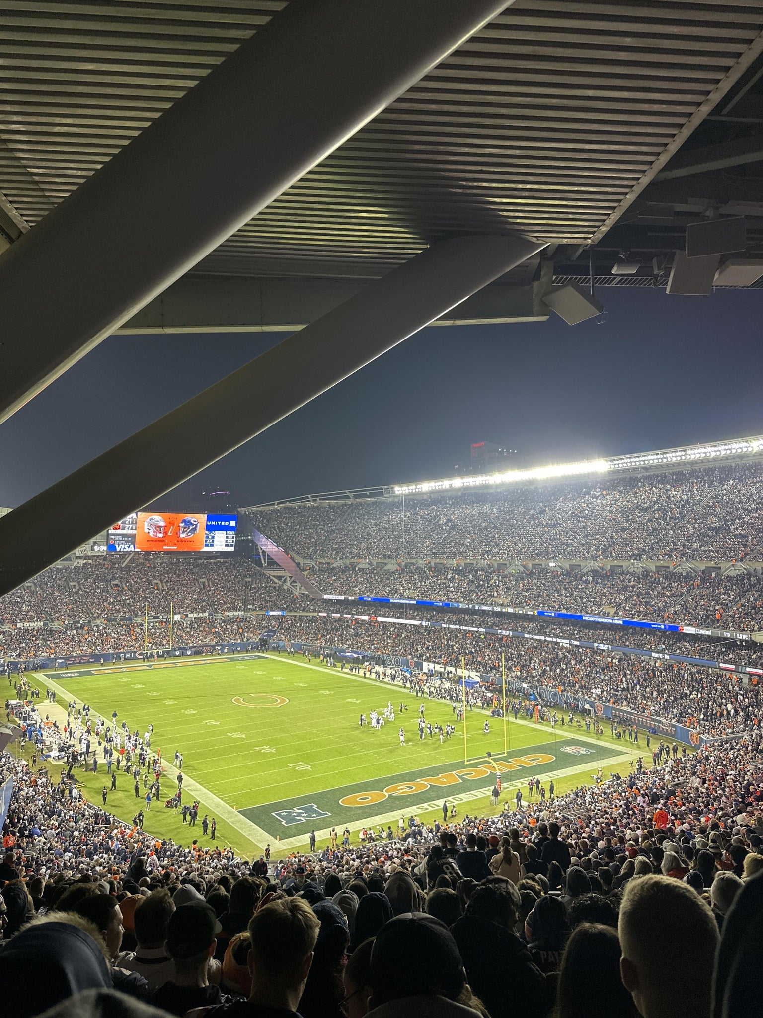 Real Fan View taken from Section 356 at Soldier Field by Jose G