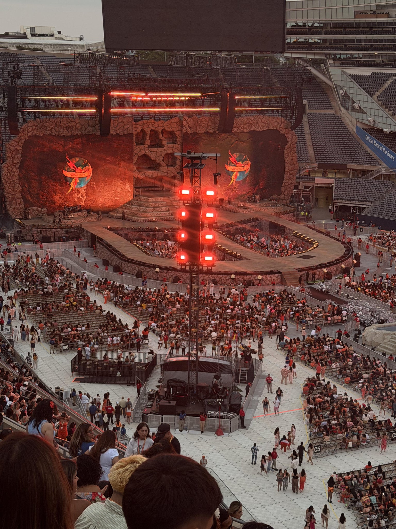 Real Fan View taken from Section 430 at Soldier Field by Jose J