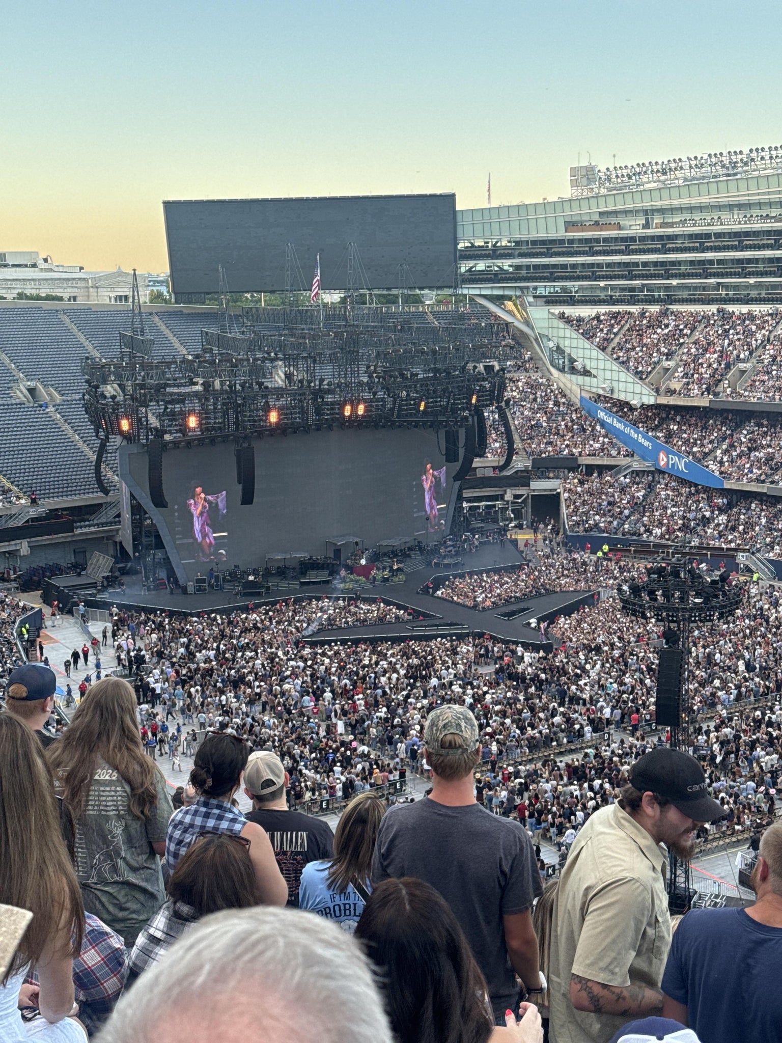 Real Fan View taken from Section 431 at Soldier Field by Deartra V
