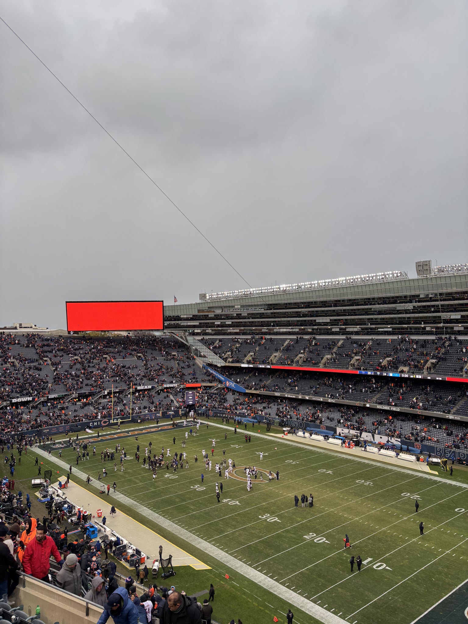 Real Fan View taken from Section 431 at Soldier Field by Joey P
