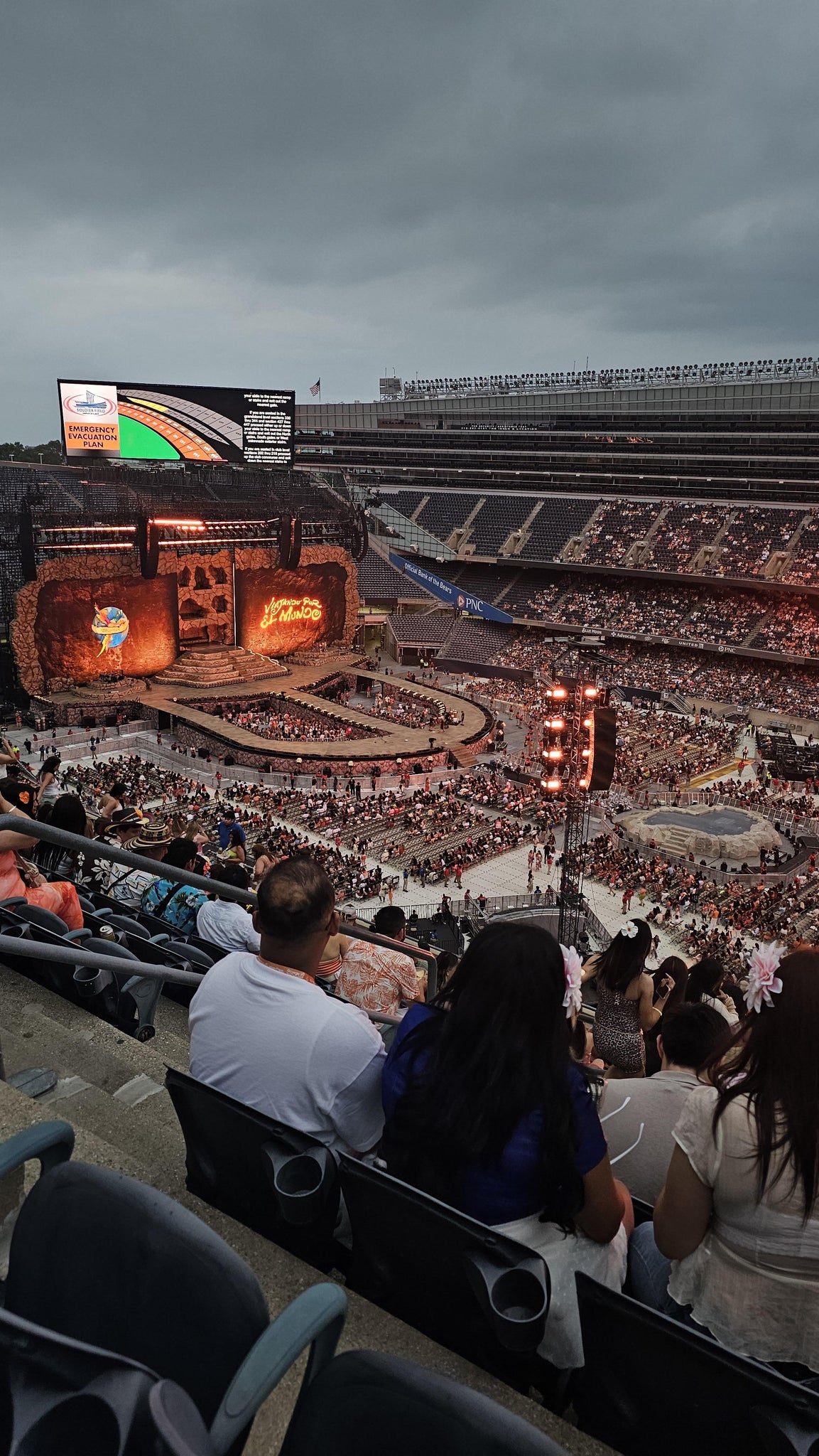 Real Fan View taken from Section 433 at Soldier Field by Genesis R
