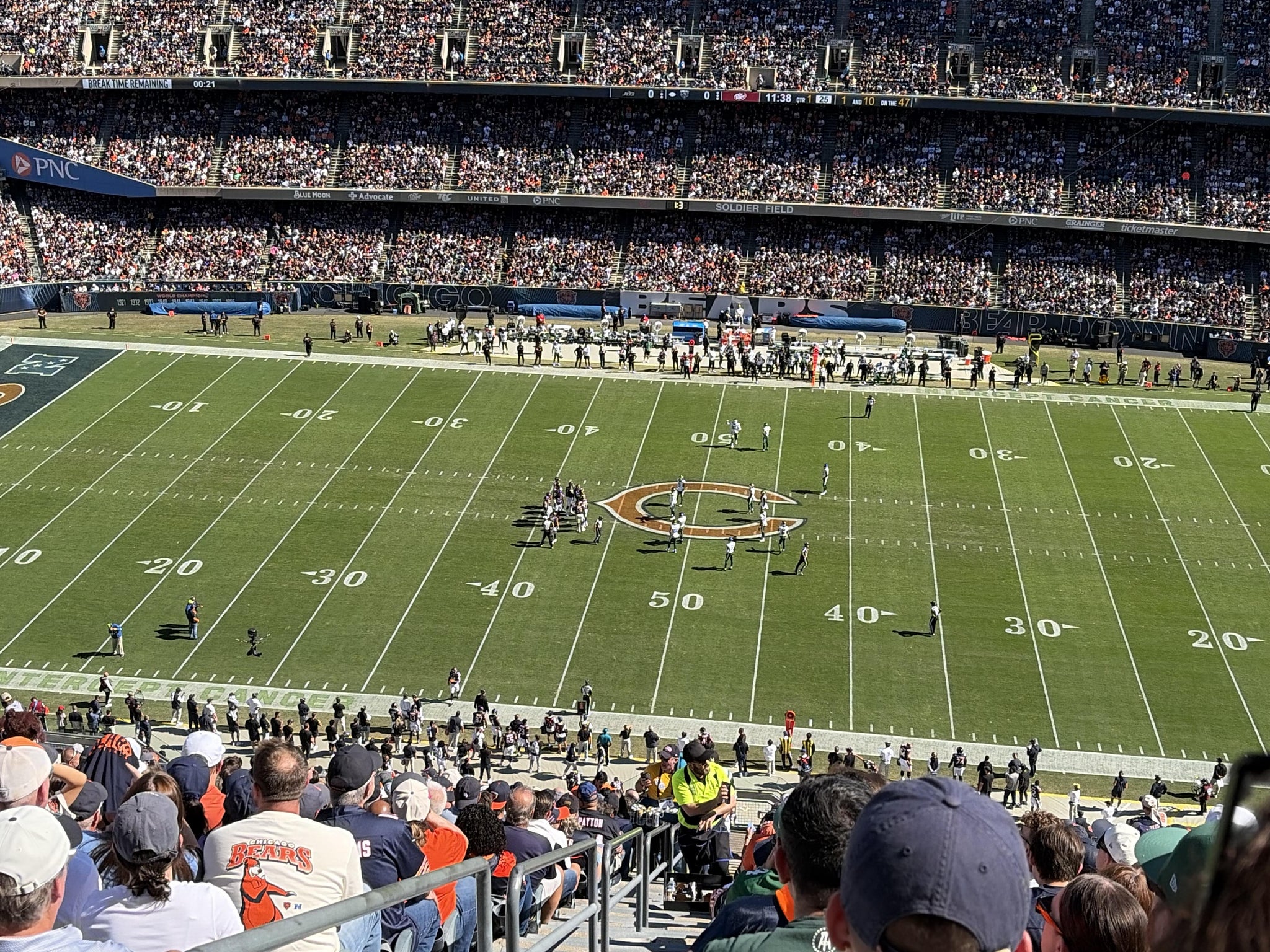 Real Fan View taken from Section 436 at Soldier Field by Rob C