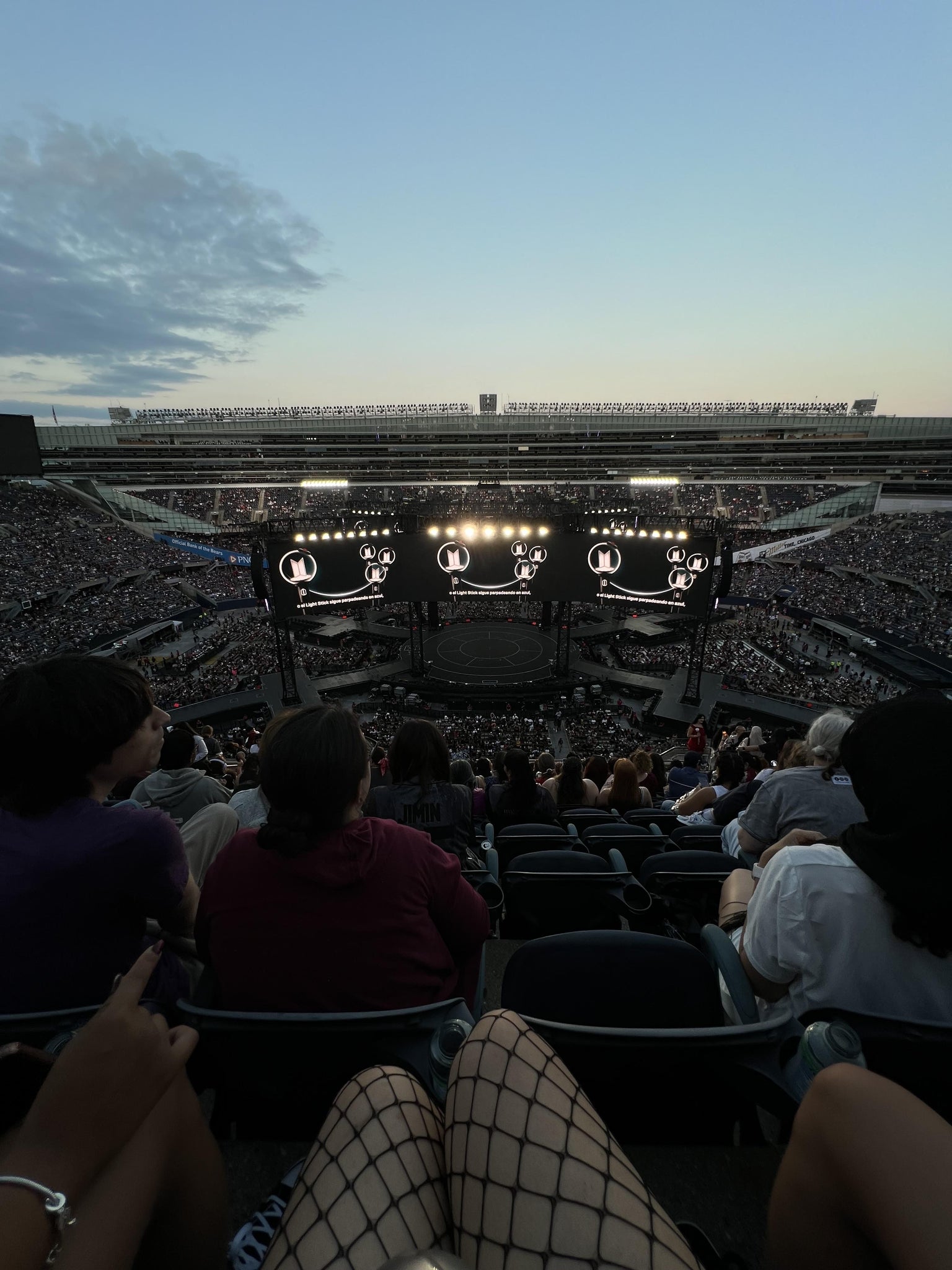 Real Fan View taken from Section 437 at Soldier Field by Brittany R