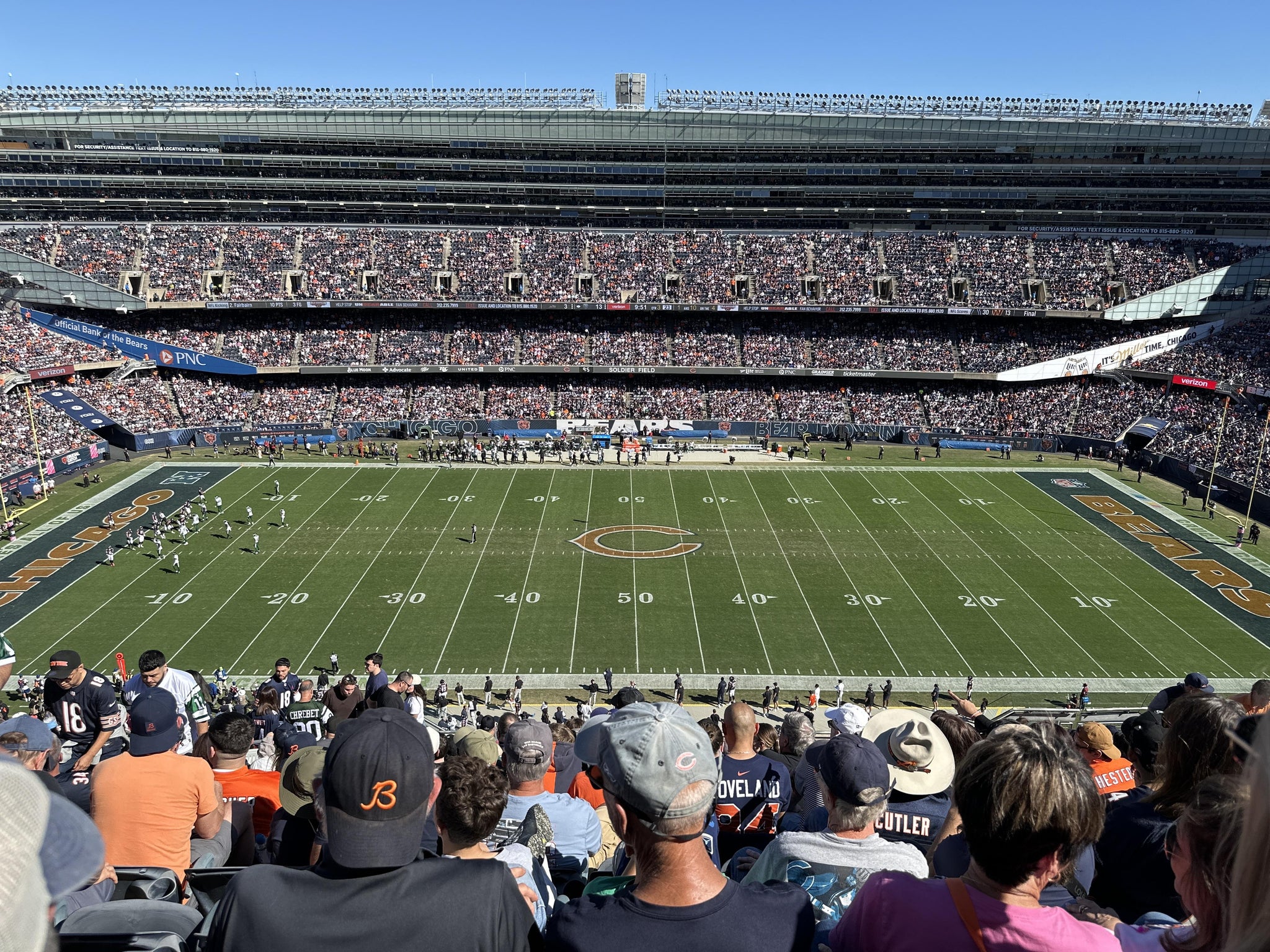 Real Fan View taken from Section 437 at Soldier Field by Anonymous User