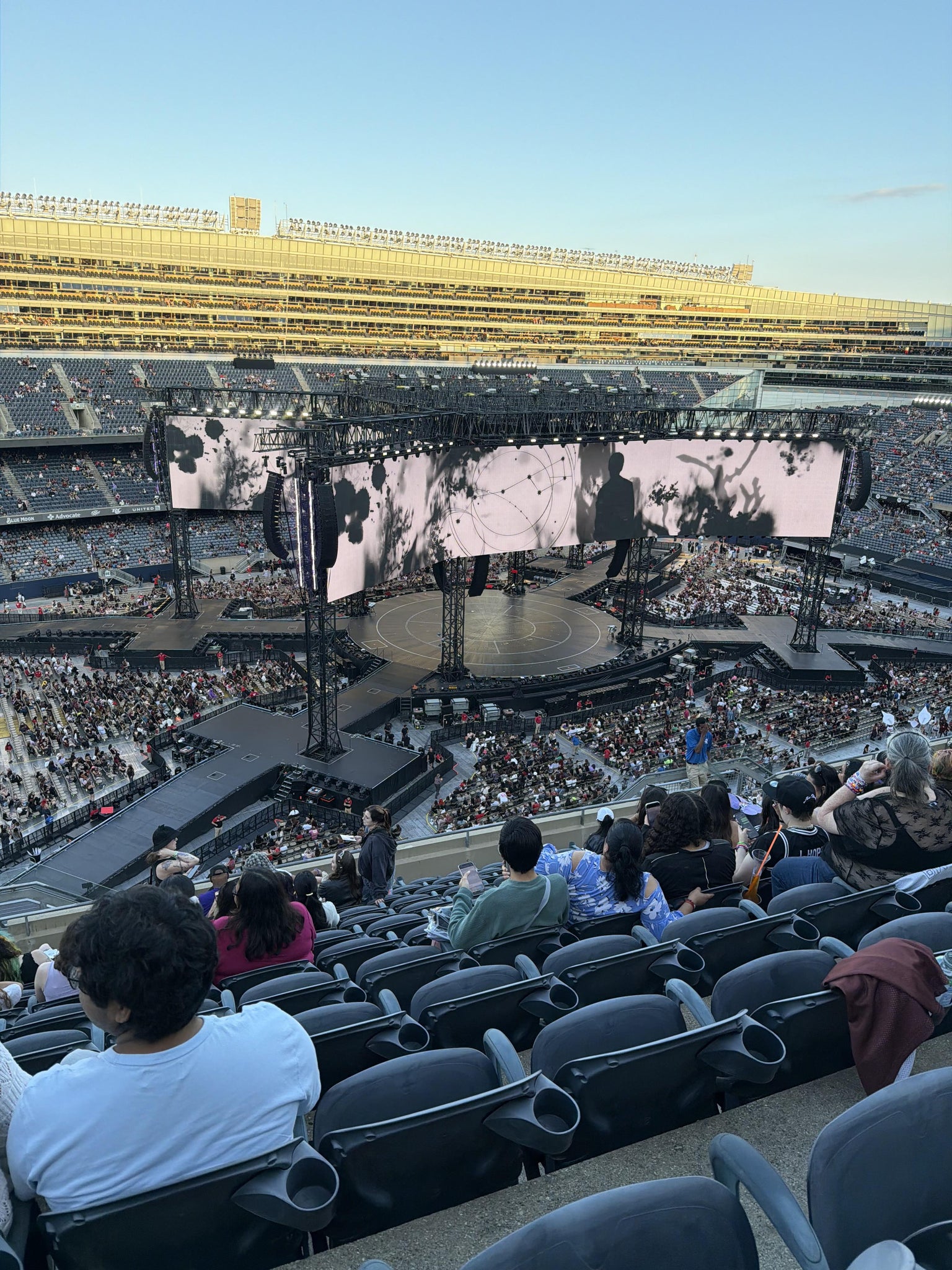 Real Fan View taken from Section 441 at Soldier Field by Christina L