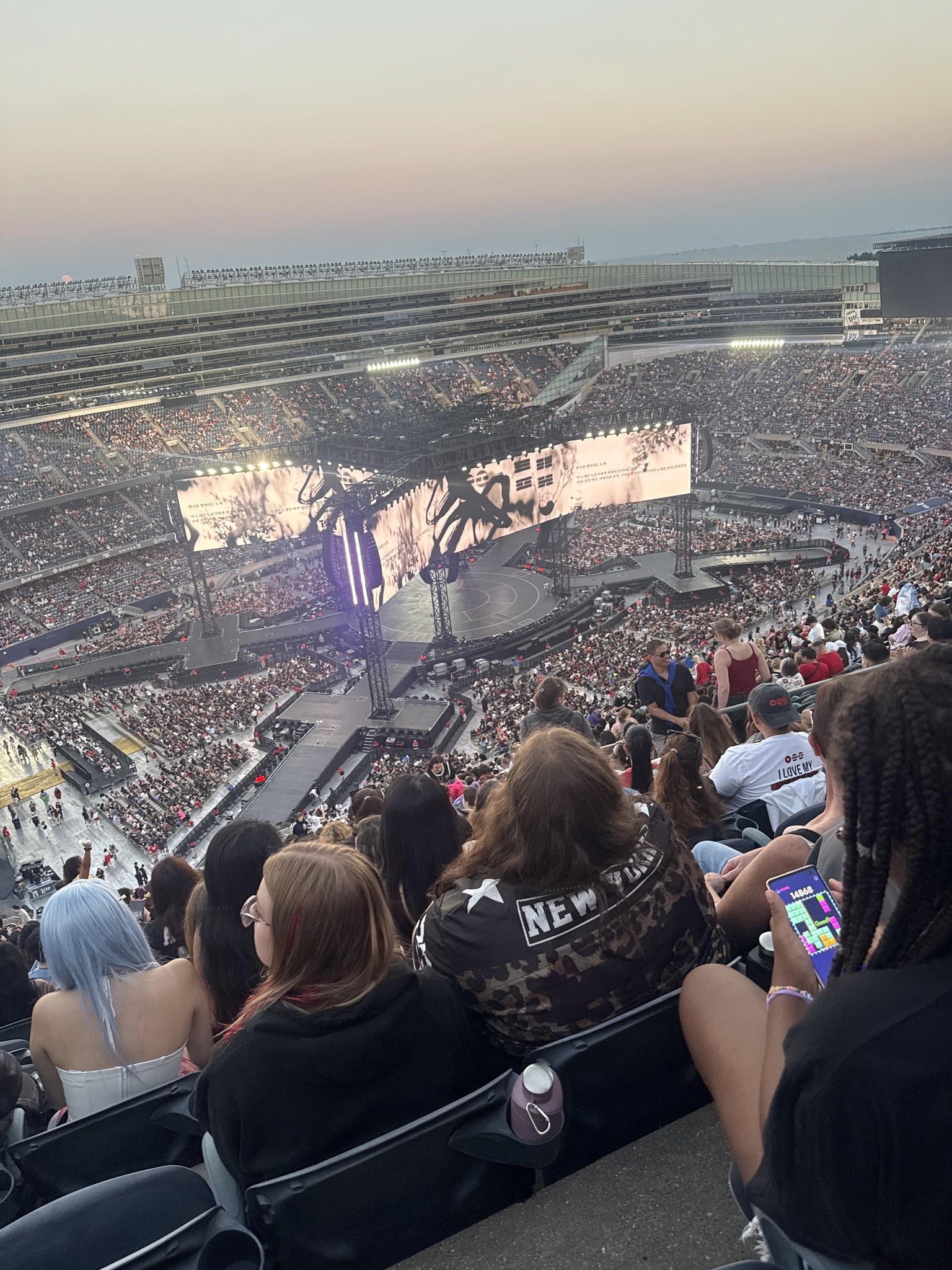 Real Fan View taken from Section 443 at Soldier Field by Joel R