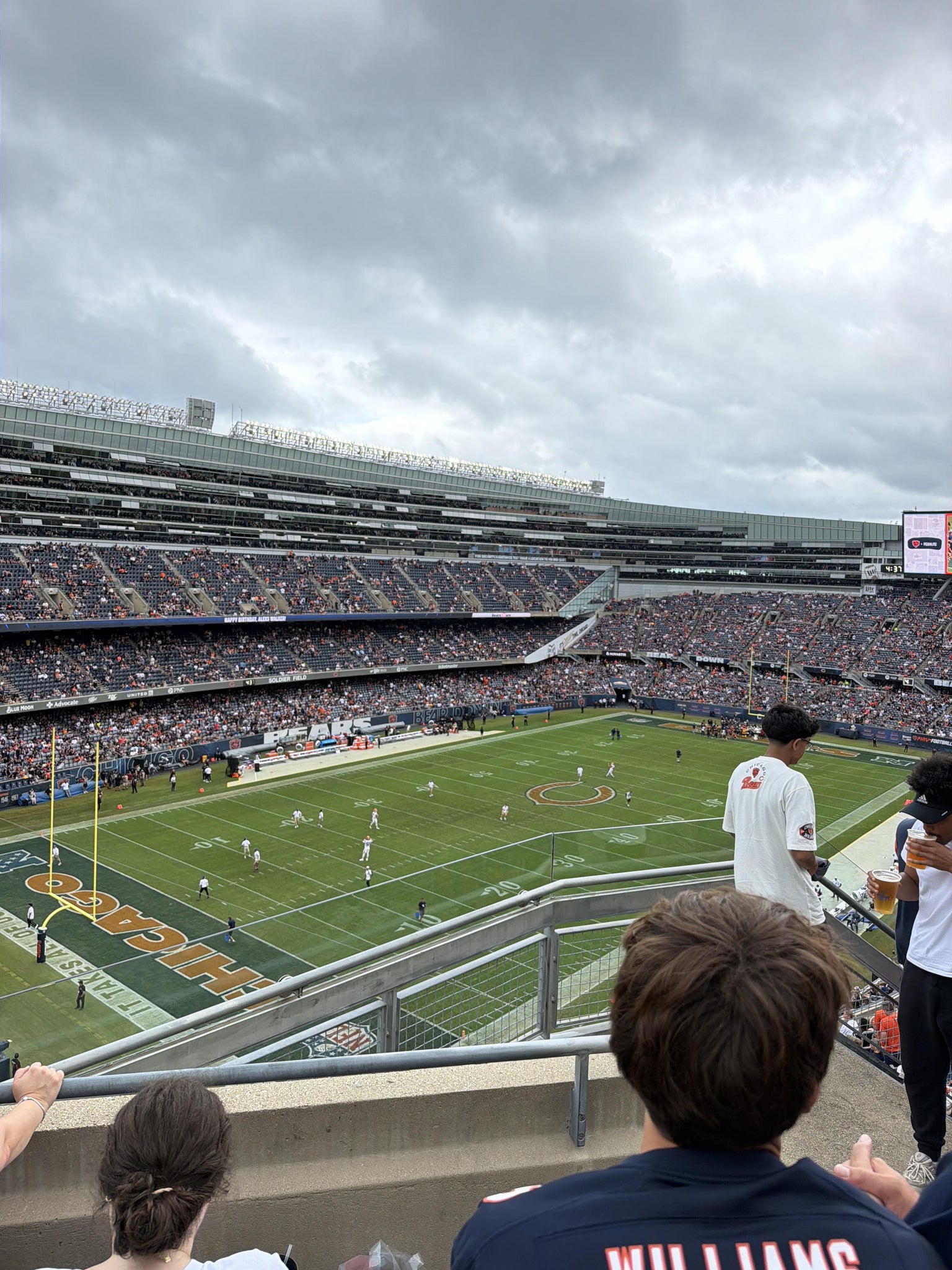 Real Fan View taken from Section 445 at Soldier Field by Mariana C