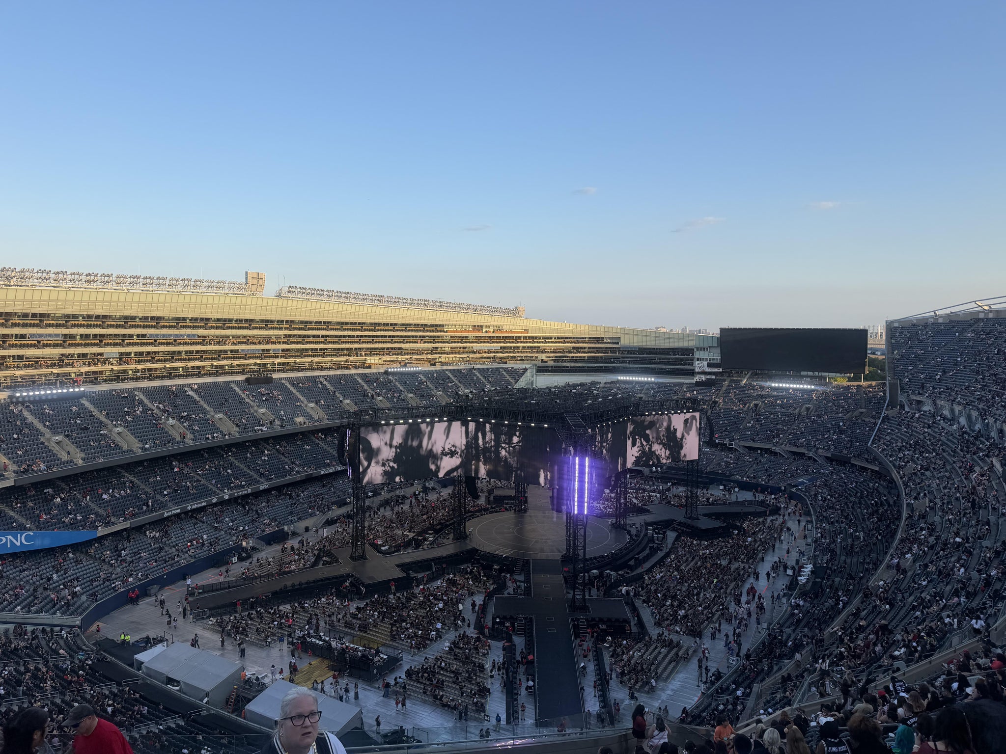 Real Fan View taken from Section 446 at Soldier Field by Andrealyn D