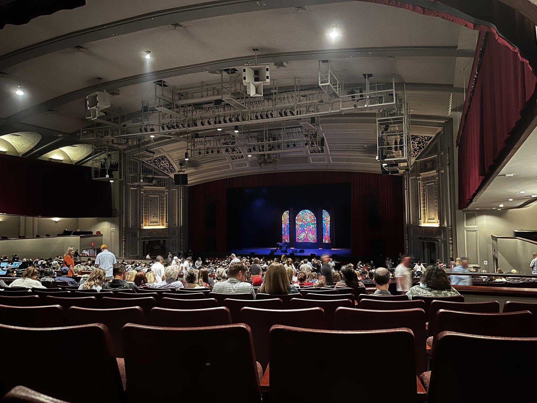 Real Fan View taken from Orchestra Rear Right at Soldiers and Sailors Memorial Auditorium by Phoenix S