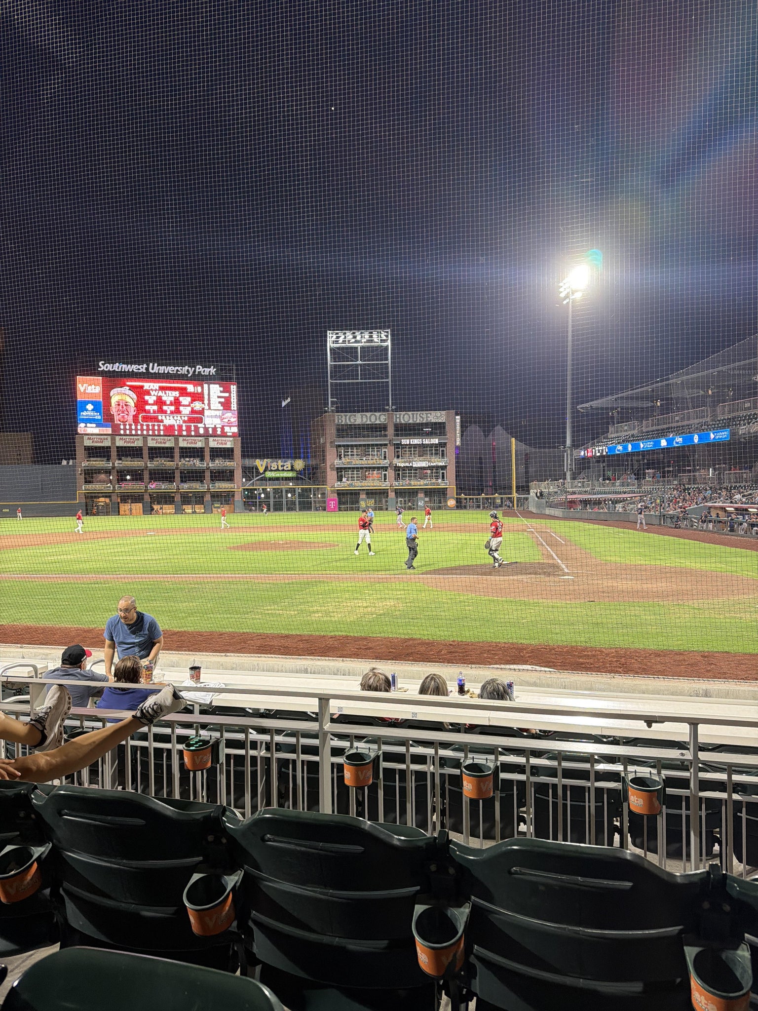 Real Fan View taken from Section 115 at Southwest University Park by Miguel A