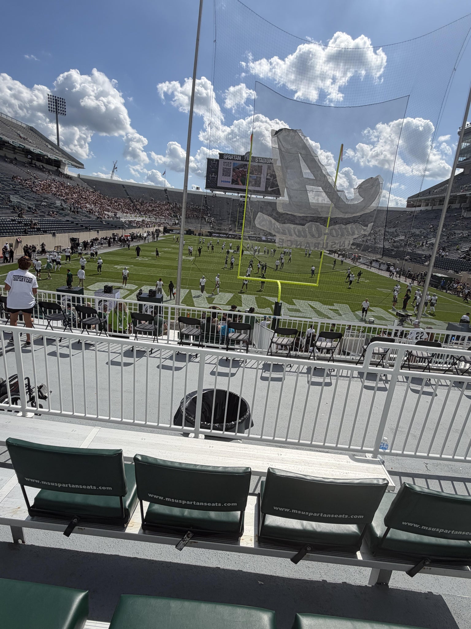 Real Fan View taken from Section 1 at Spartan Stadium (Michigan) by Jazmyne C
