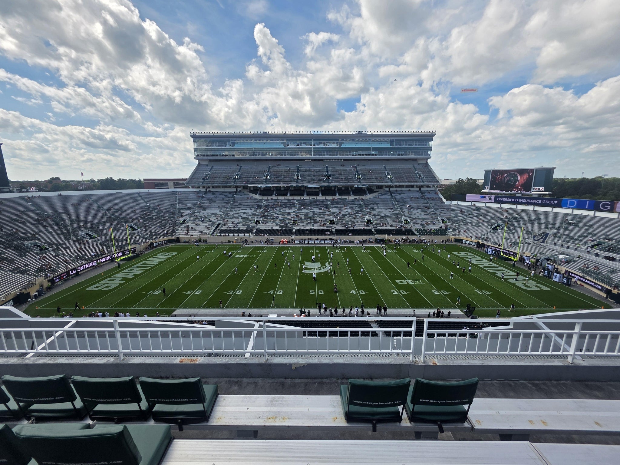 Real Fan View taken from Section 109 at Spartan Stadium (Michigan) by Kevin D