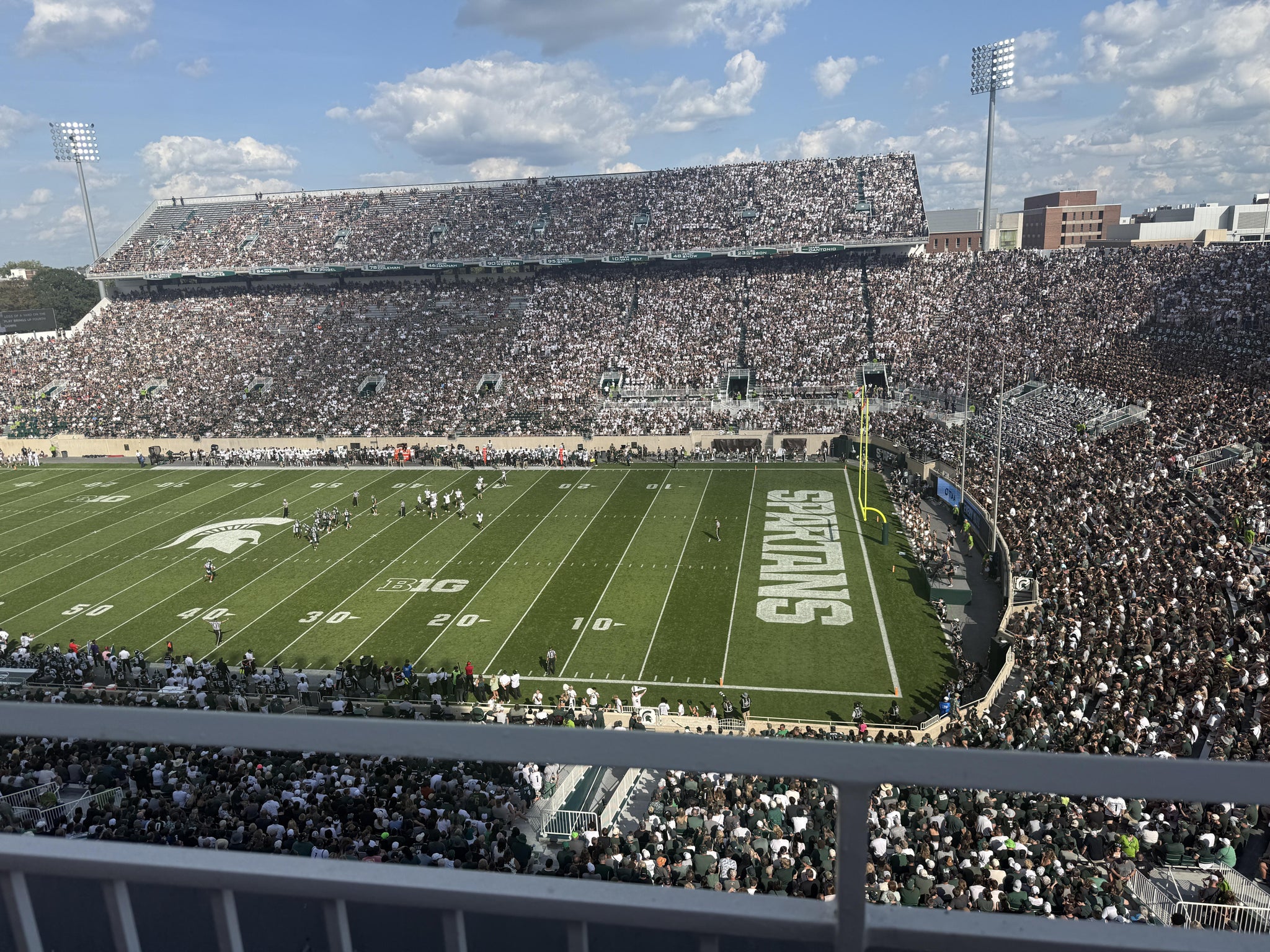 Real Fan View taken from Section 121 at Spartan Stadium (Michigan) by Lindsay P