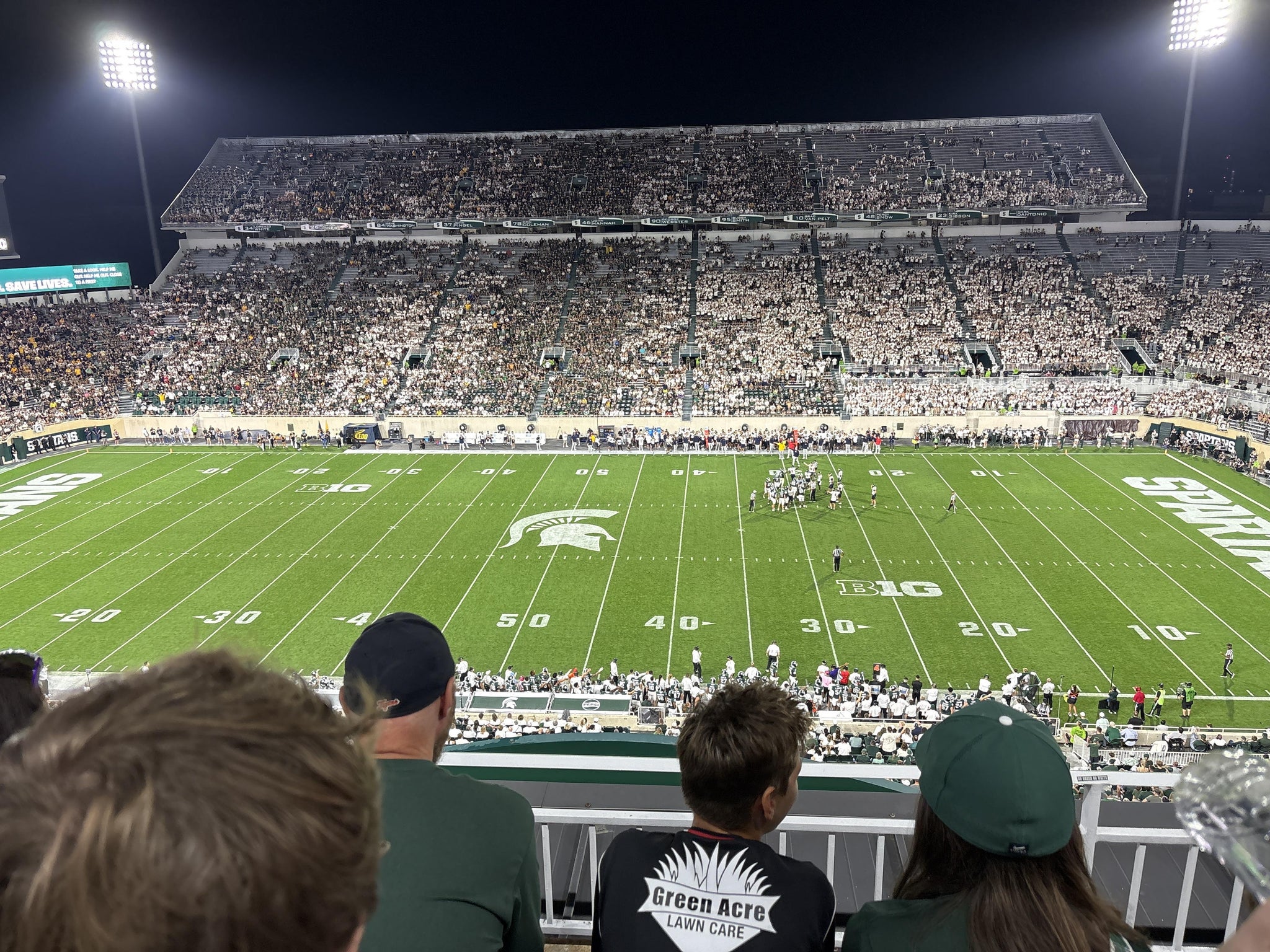Real Fan View taken from Section 123 at Spartan Stadium (Michigan) by Michael S