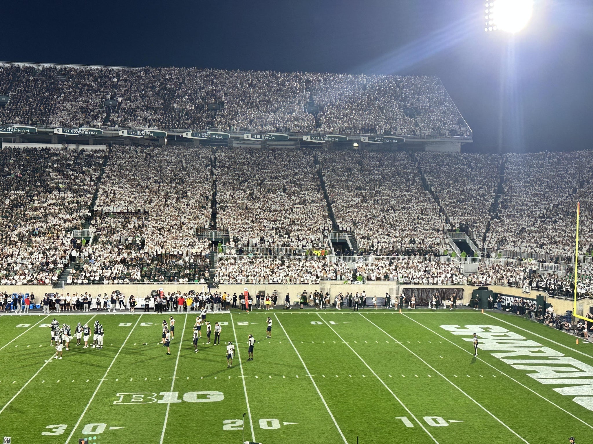 Real Fan View taken from Section 22 at Spartan Stadium (Michigan) by Lars P