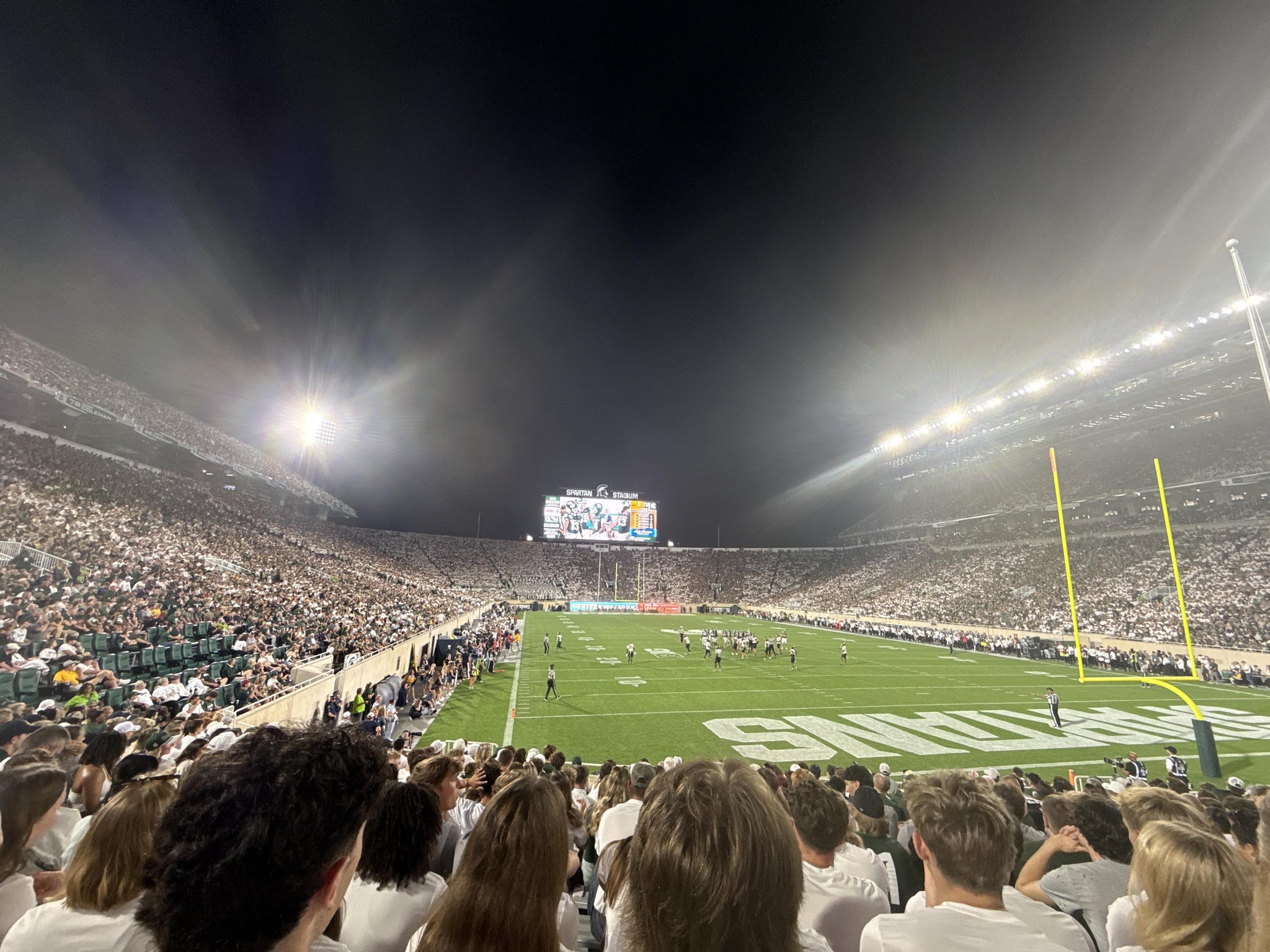 Real Fan View taken from Section 3 at Spartan Stadium (Michigan) by Tinisha A